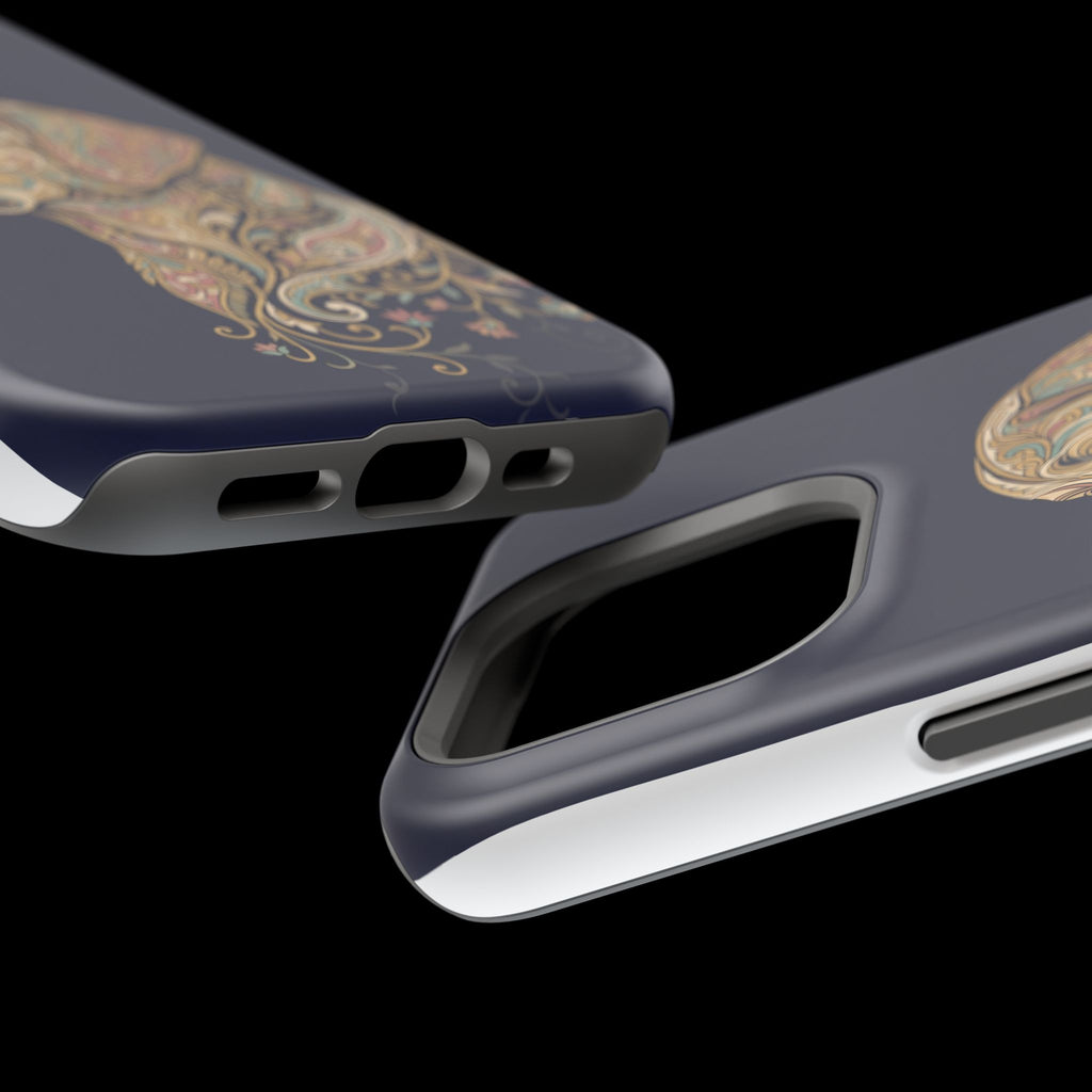 Paisley Labrador Phone Case — Tough Magnetic Case with Wireless Charging