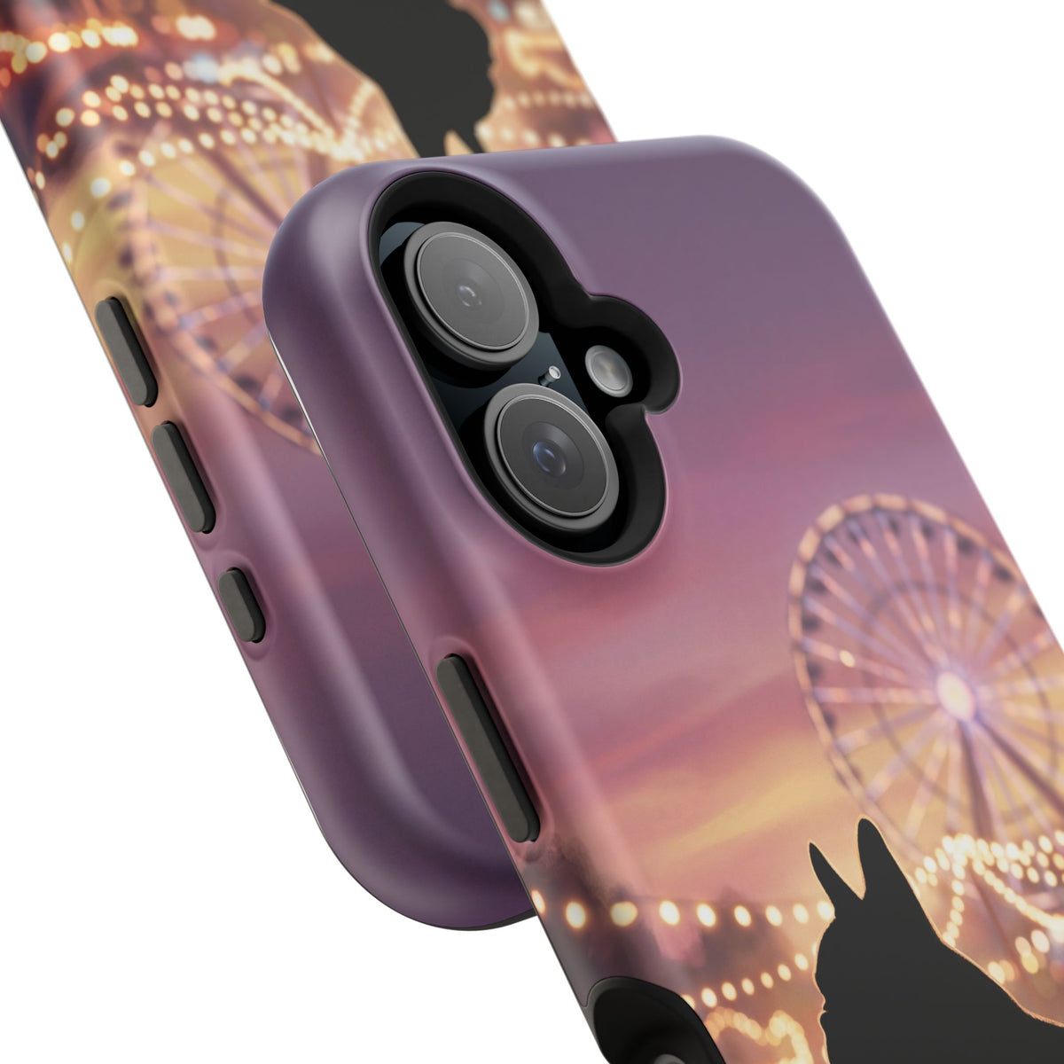 Personalized French Bulldog Carnival Nights Phone Case — Wireless Charging Cover