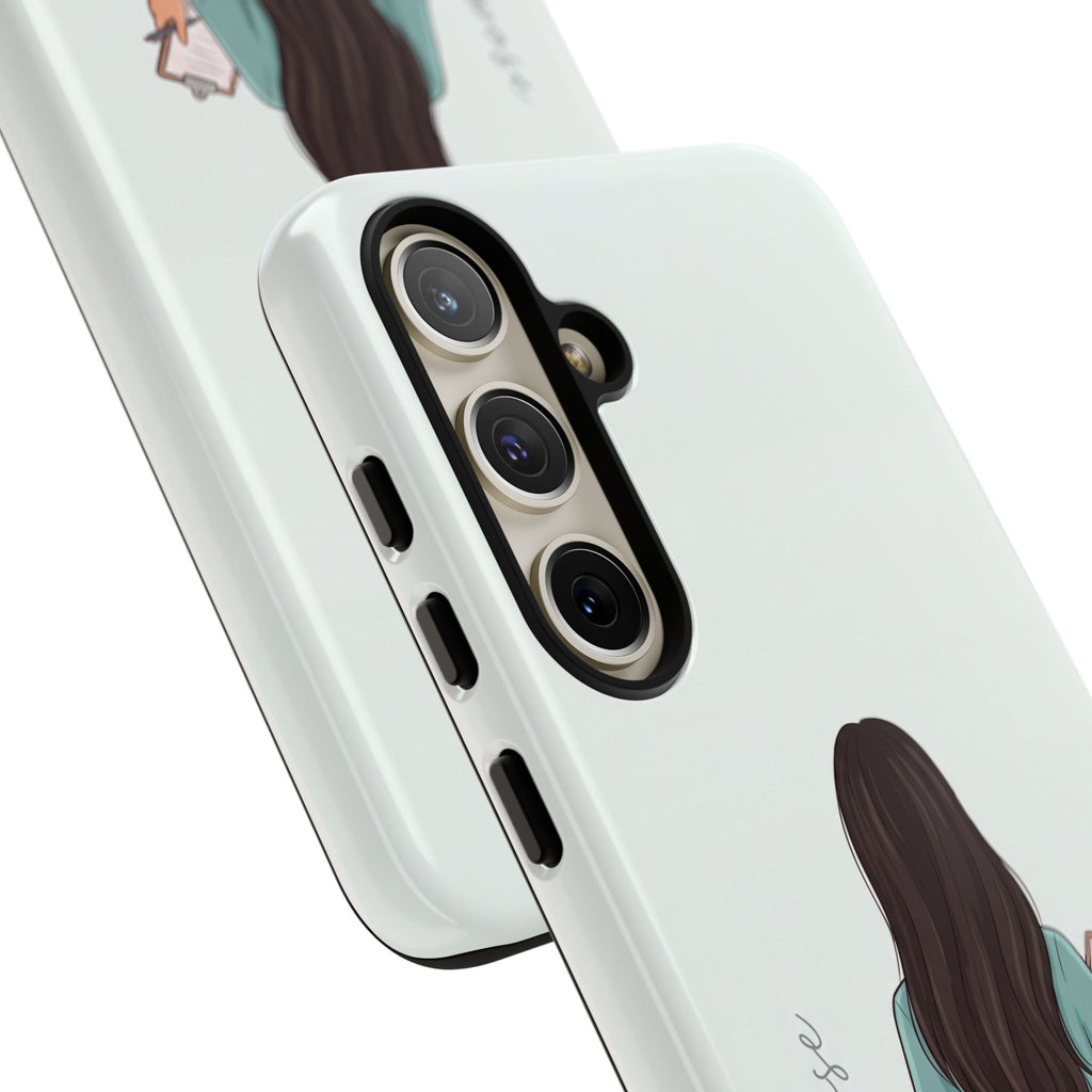 "Trust the Purpose" Nurse Phone Case | Illustrated Nurse in Scrubs Design | iPhone & Samsung