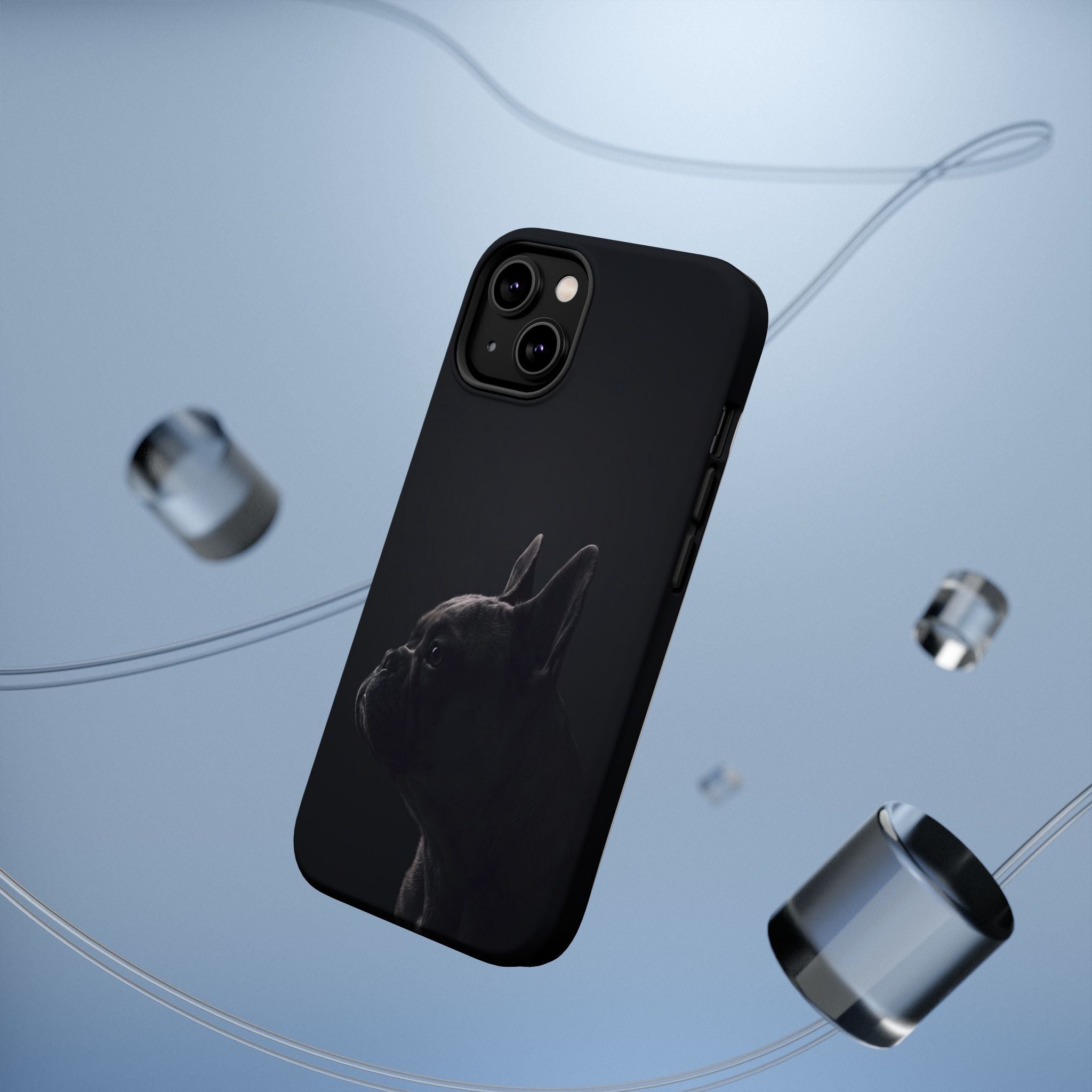 French Bulldog Phone Case — Impact-Resistant Wireless Charging Cover