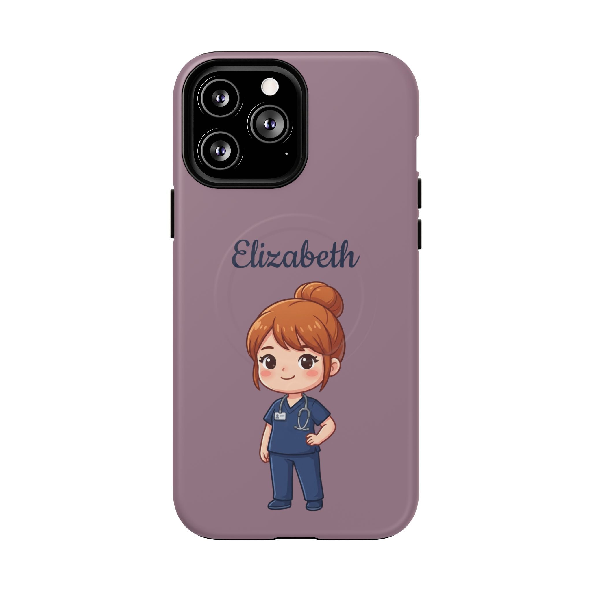 Personalized Nurse Phone Case with Custom Name | MagSafe Compatible iPhone Case