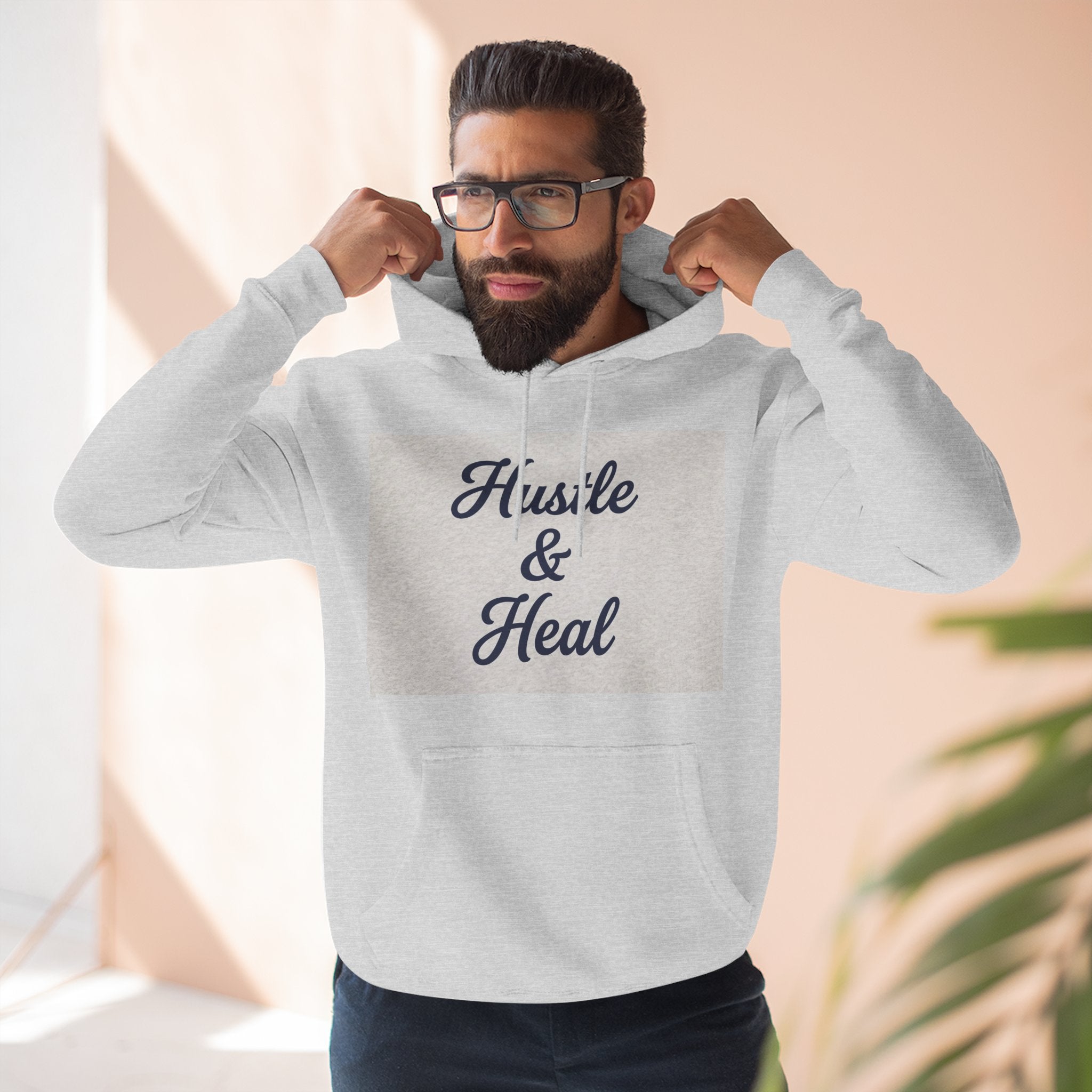 Hustle and Heal Nurse Hoodie — Unisex Comfortable Pullover for Passionate Nurses and Medical Workers