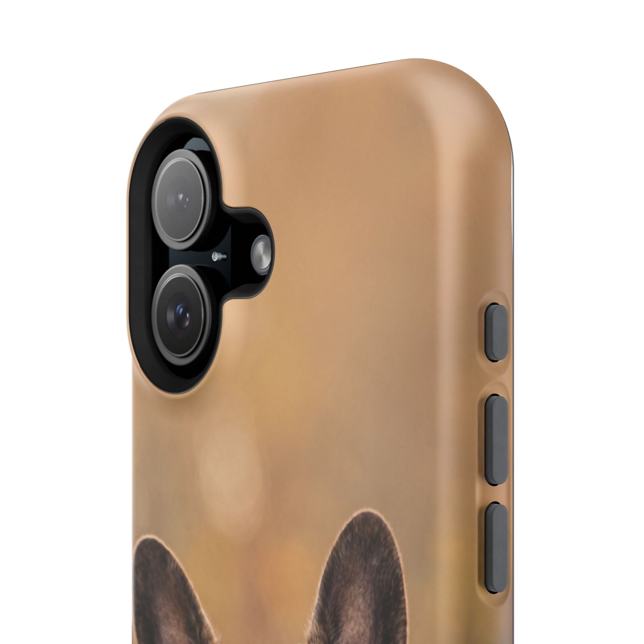 Brindle French Bulldog Phone Case — Impact-Resistant Wireless Charging Cover