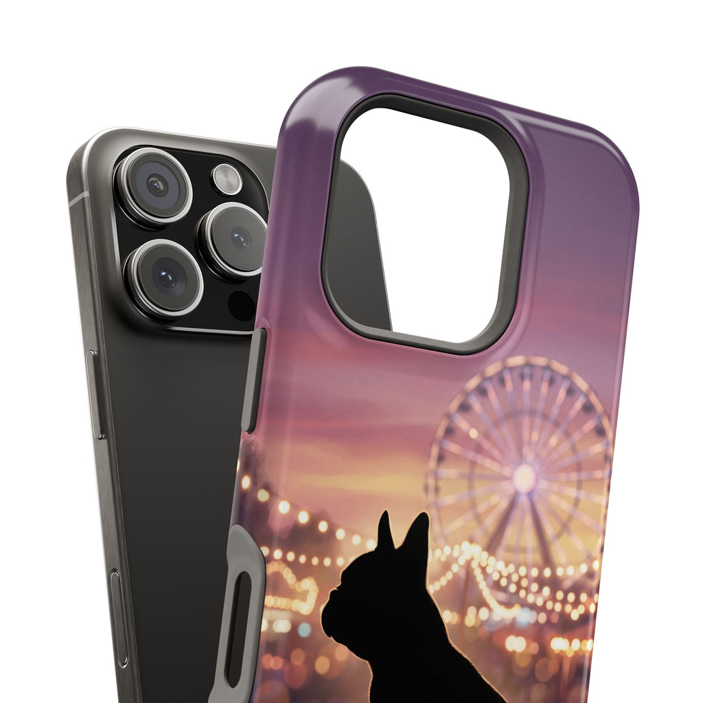 Personalized French Bulldog Carnival Nights Phone Case — Wireless Charging Cover