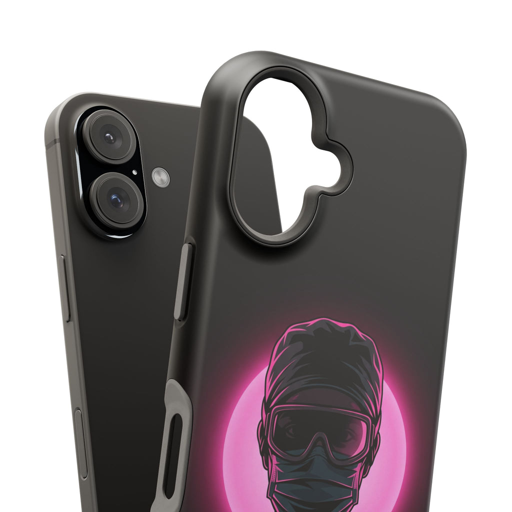 Nurse Portrait Phone Case — Navy Wireless Charging Cover