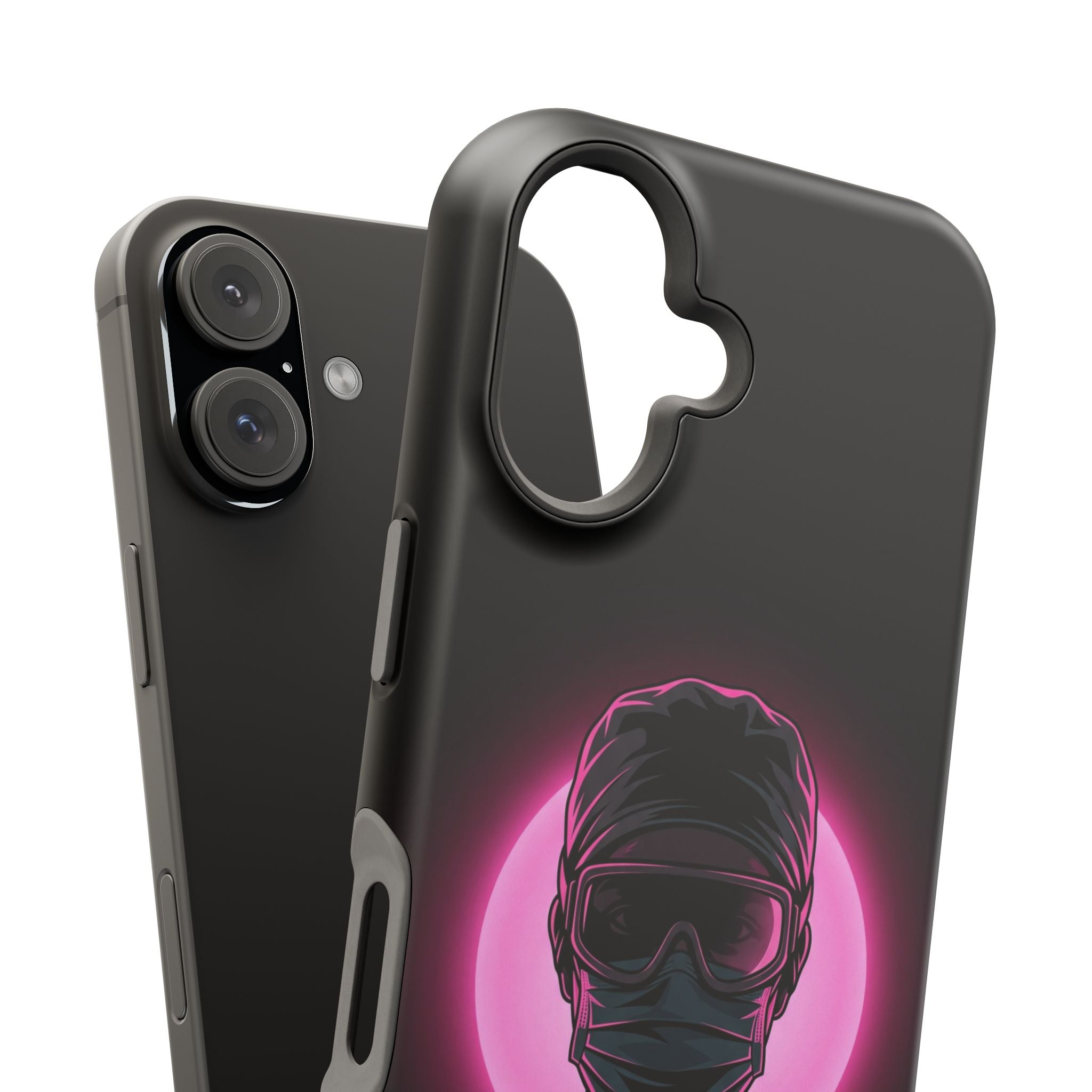 Nurse Portrait Phone Case — Navy Wireless Charging Cover