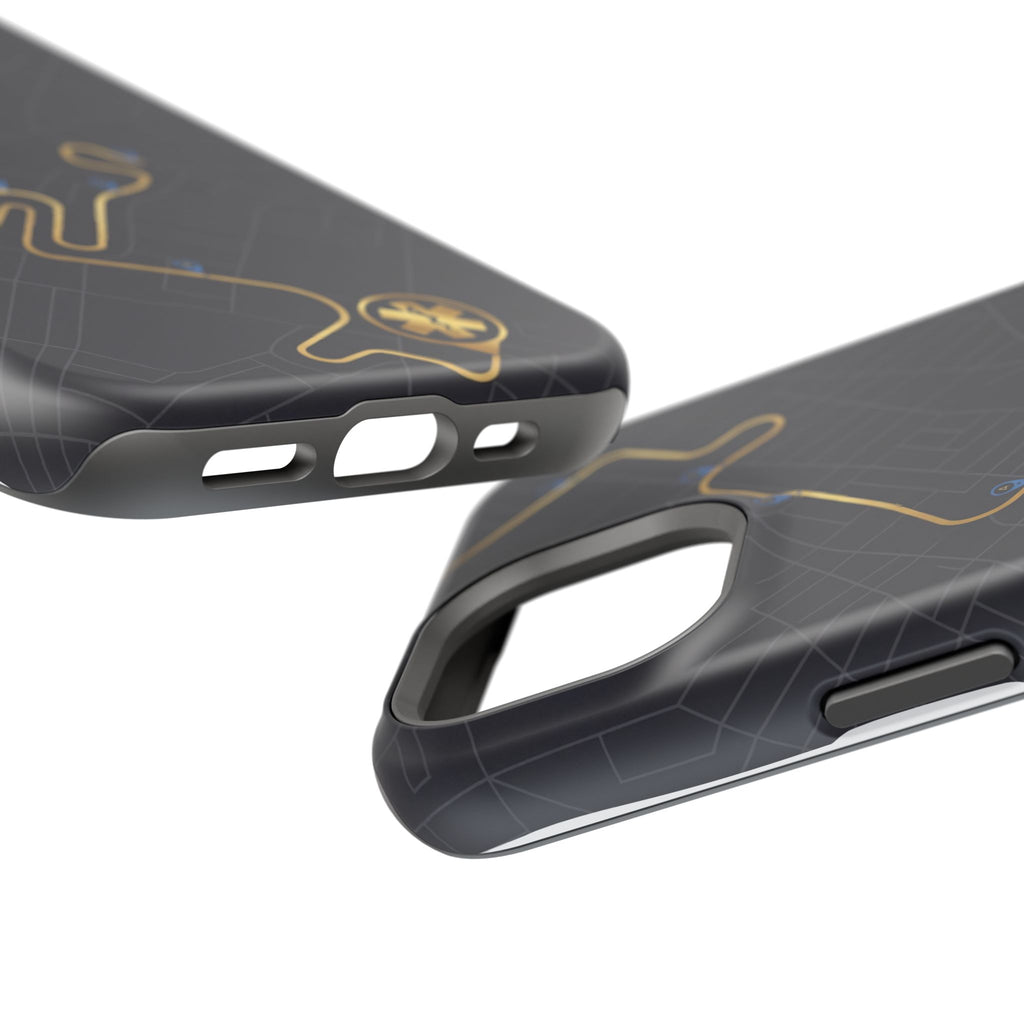 Paramedic/EMT Route Line Phone Case — Magnetic Wireless Charging Cover