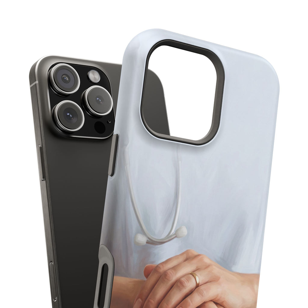 Impact-Resistant Phone Case — Caring Hands Wireless Charging Cover