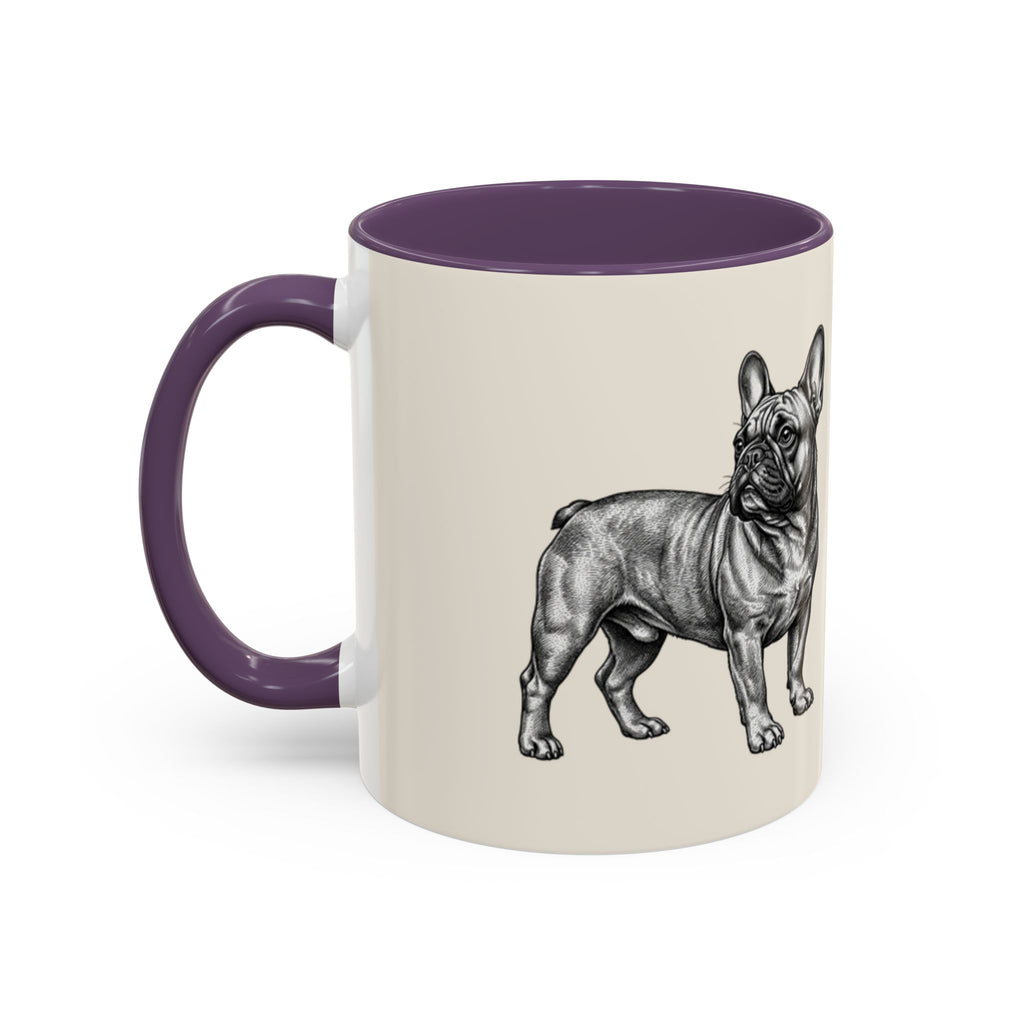 Personalized Frenchie Mug – Custom Name Coffee Mug – French Bulldog Lover Gift