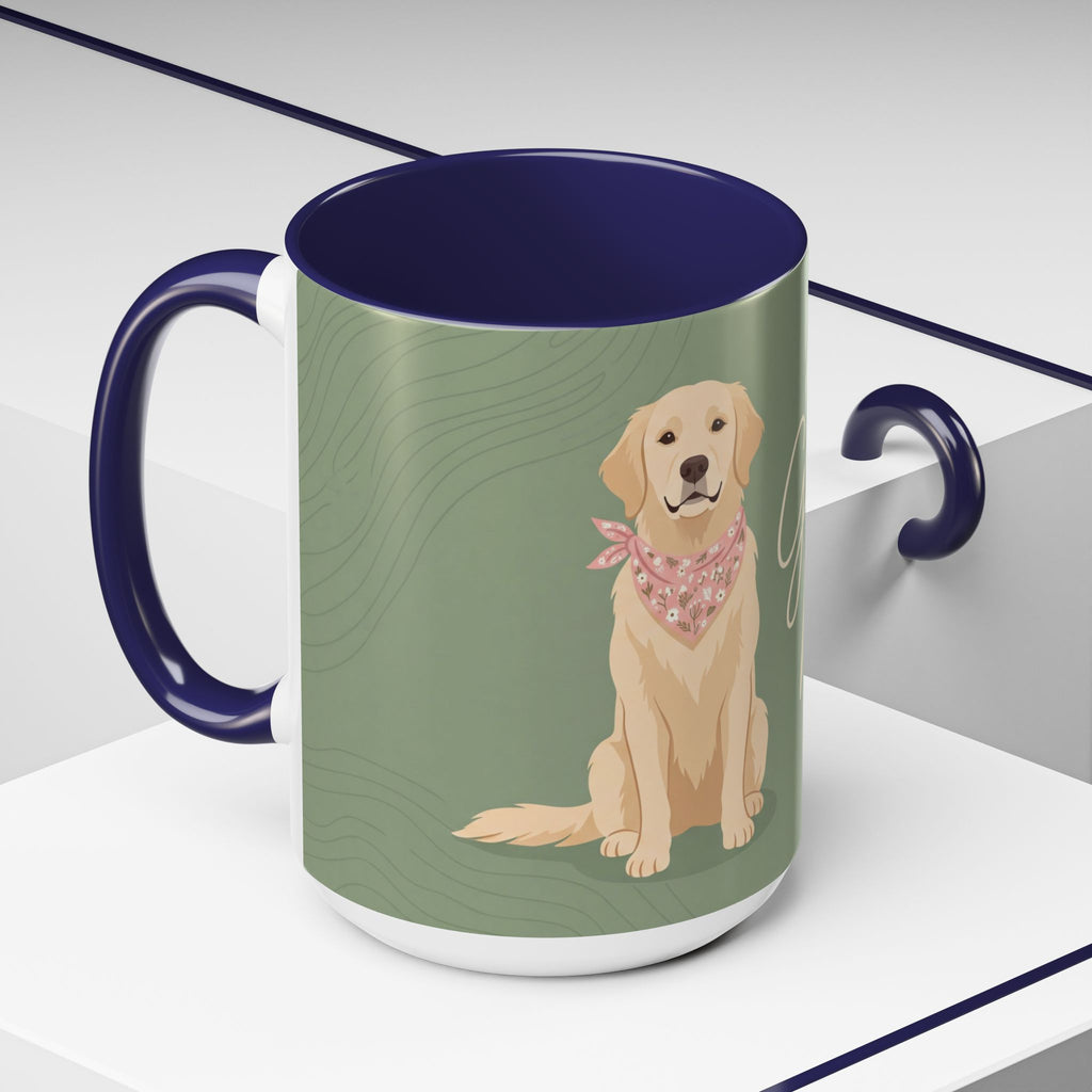 Golden Mom Mug | Golden Retriever Lover Gift | Cute Dog Mom Coffee Mug