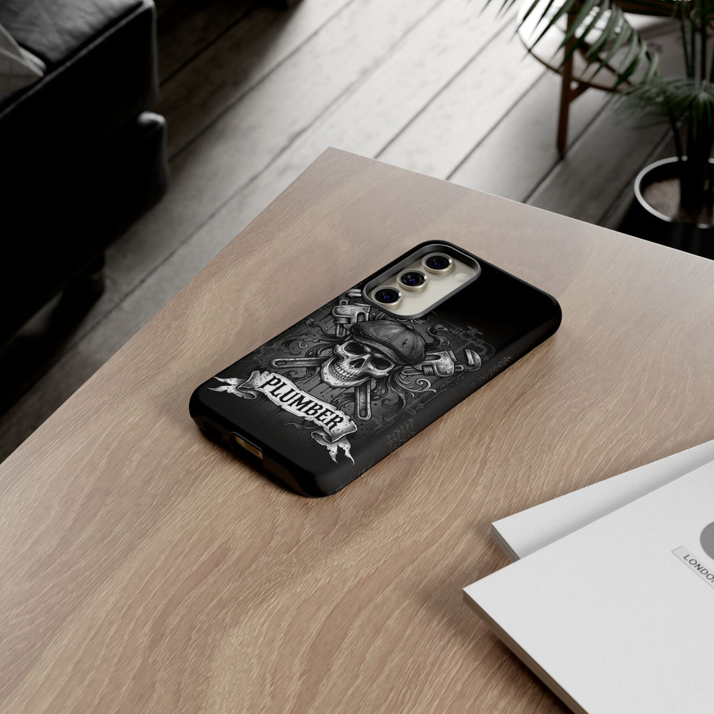Gothic Skull Plumber Phone Case - Samsung & iPhone Series