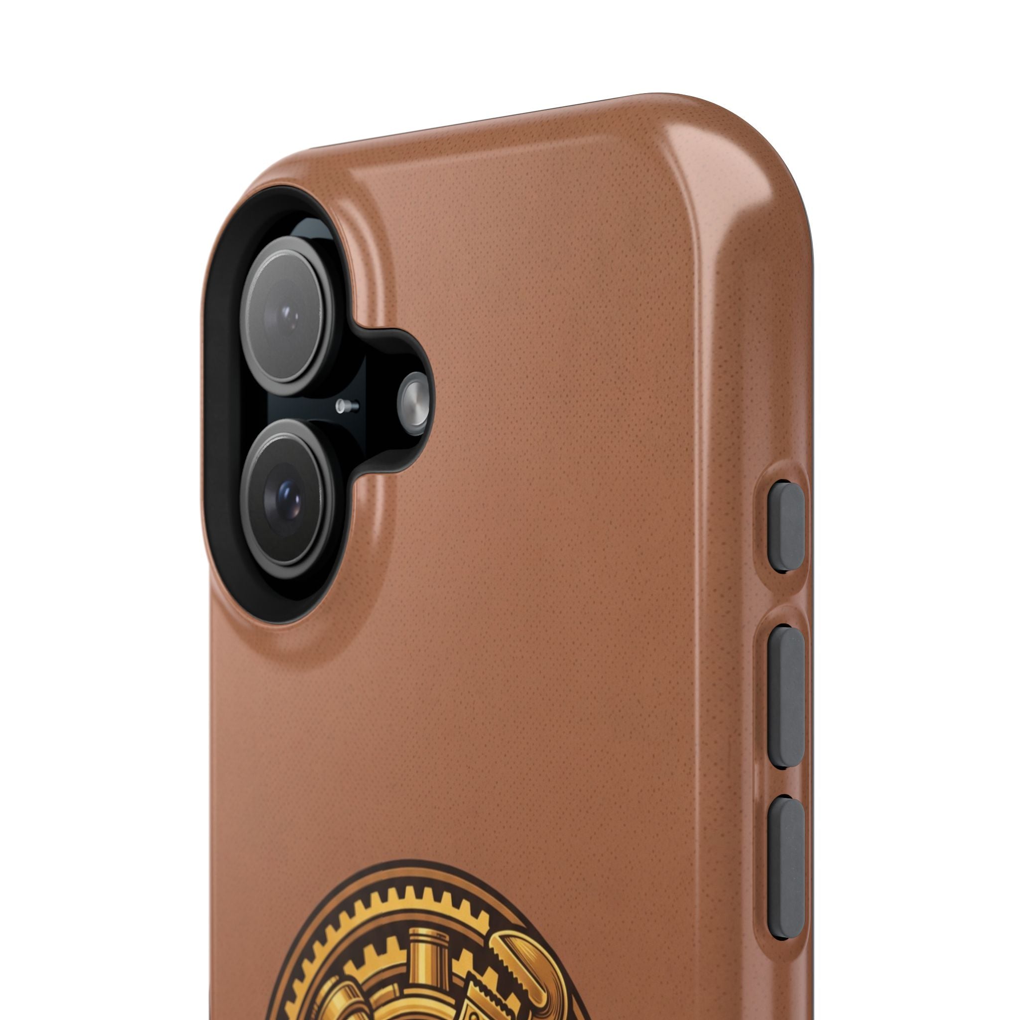Plumber Born to Build Phone Case — Badge Wireless Charging Cover