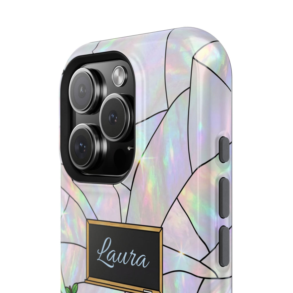Personalized Teacher Phone Case — Impact-Resistant Wireless Charging Cover