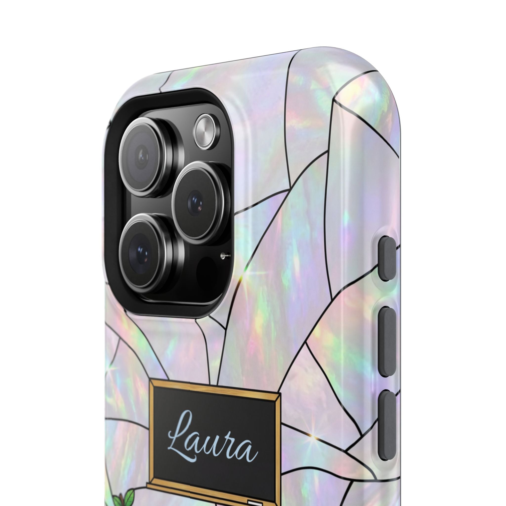 Personalized Teacher Phone Case — Impact-Resistant Wireless Charging Cover