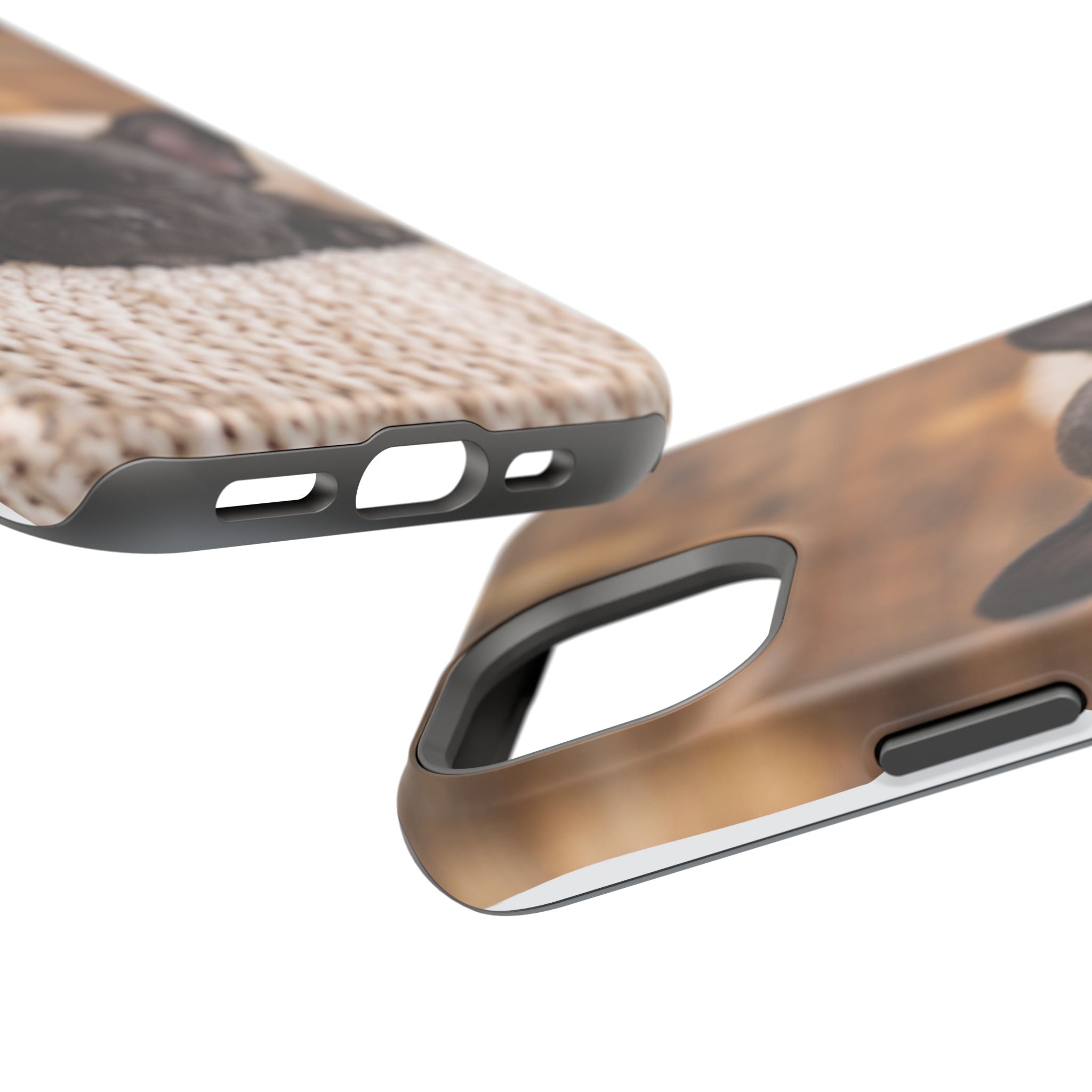 Sleepy French Bulldog Phone Case — Impact-Resistant Wireless Charging Cover