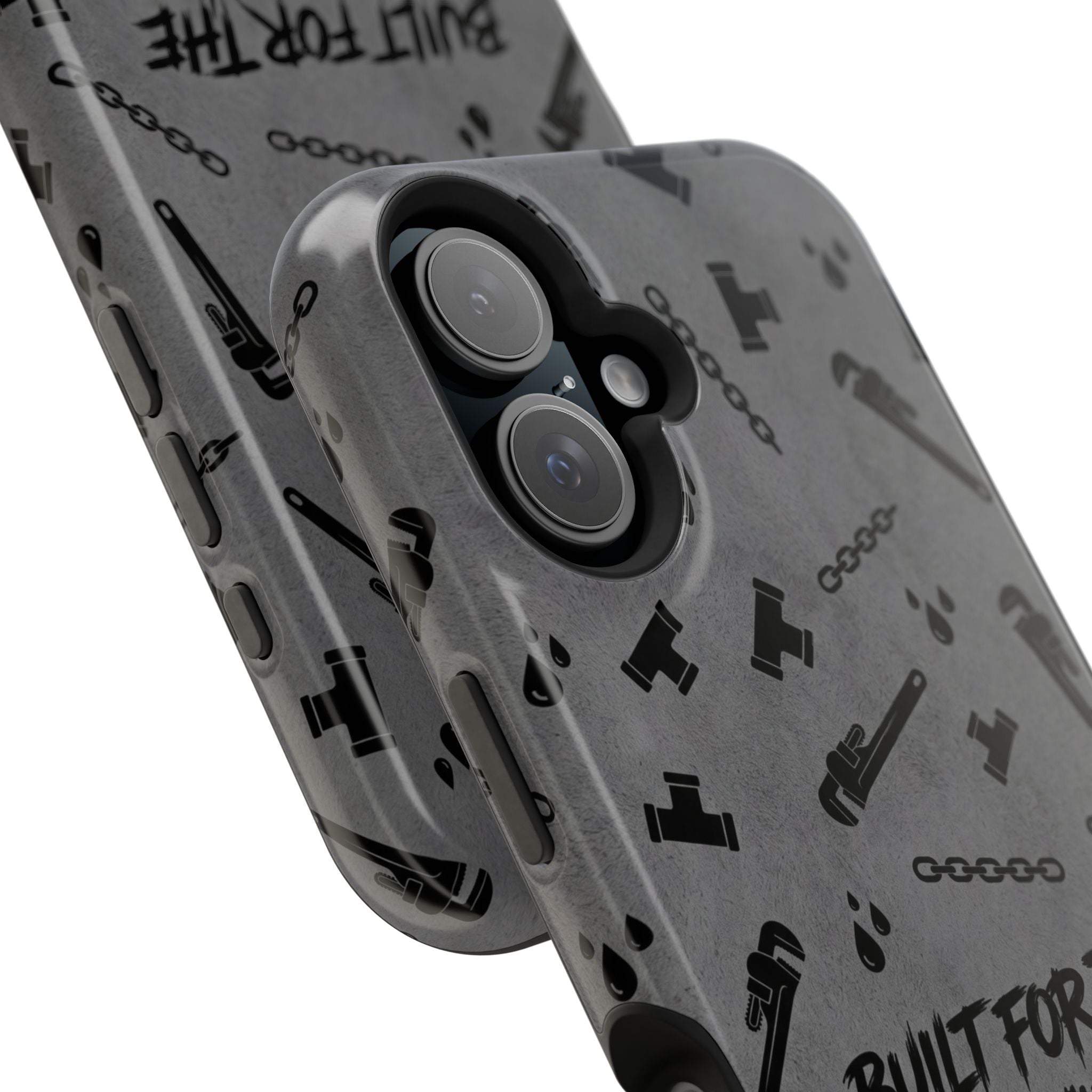 Built for the Grind Phone Case — Plumber Tools Wireless Charging Cover