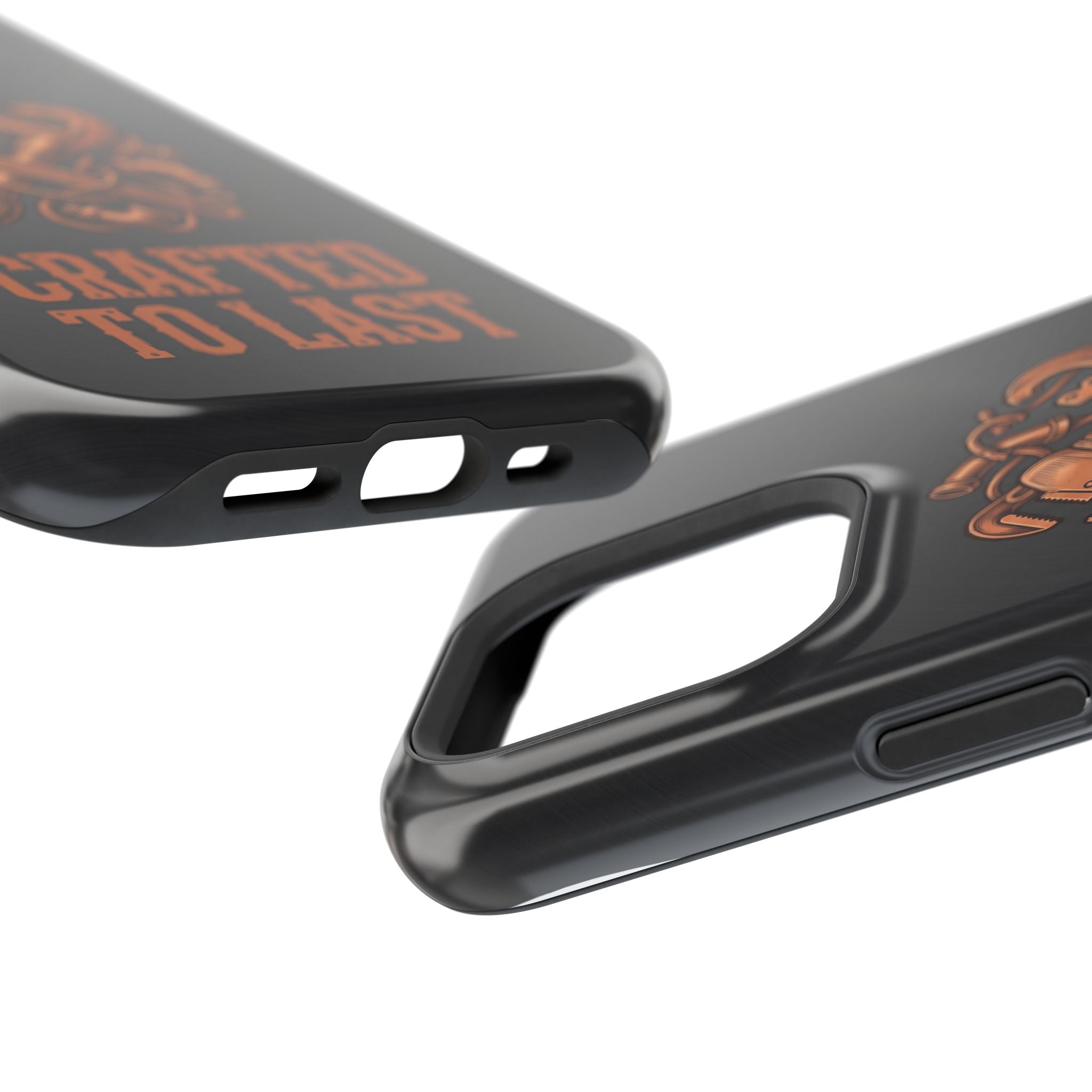 Crafted to Last Phone Case — Crossed Wrenches Wireless Charging Cover
