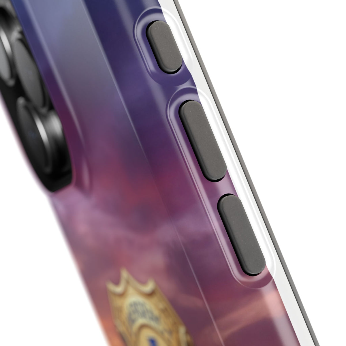 EMS Badge Sunset Skyline Phone Case — Magnetic Wireless Charging Cover