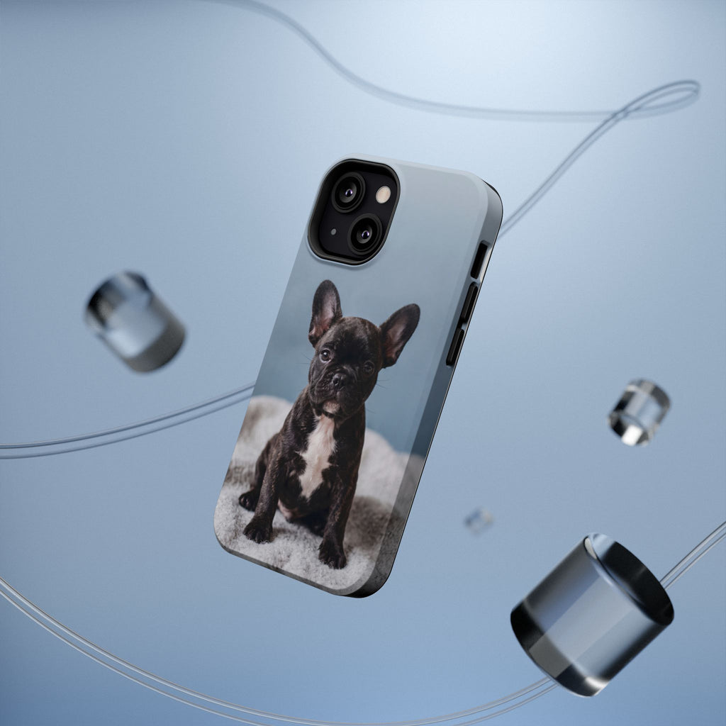 French Bulldog Puppy Phone Case — Impact-Resistant Wireless Charging Cover