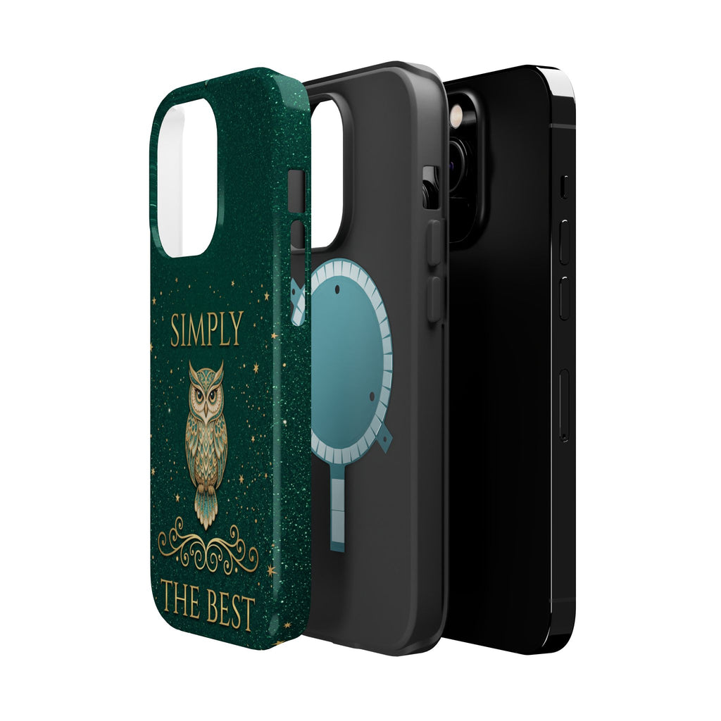 Simply The Best Wise Owl Phone Case — Wireless Charging Cover