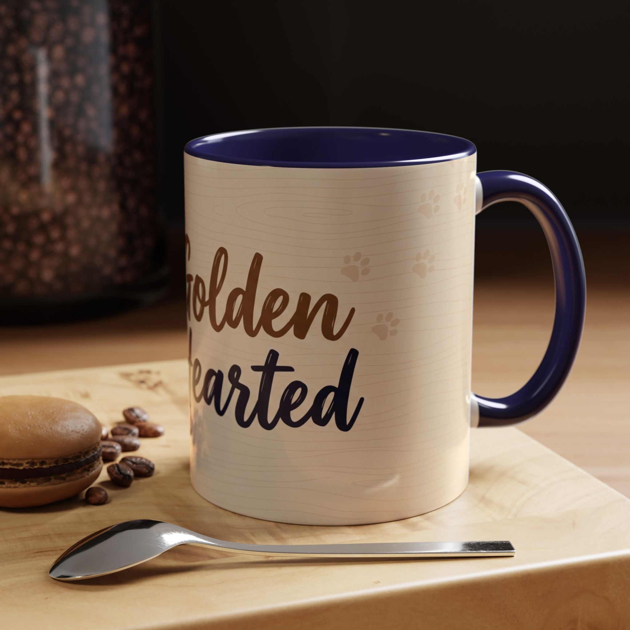 Golden Hearted Mug | Golden Retriever Lover Gift | Cute Dog Coffee Mug