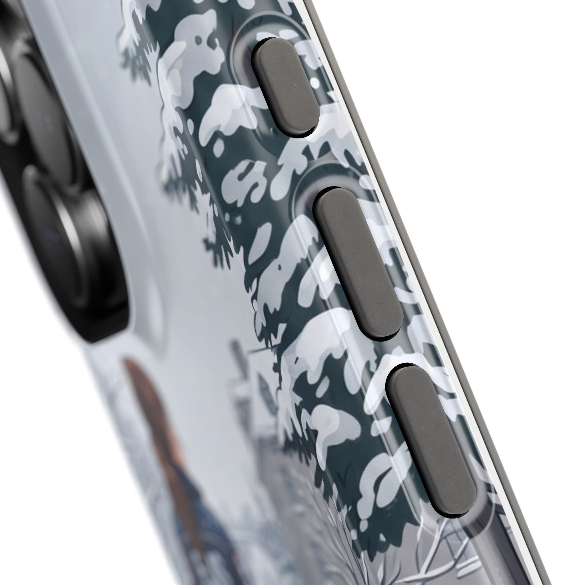 Paramedic/EMT Winter Phone Case — Magnetic Wireless Charging Cover