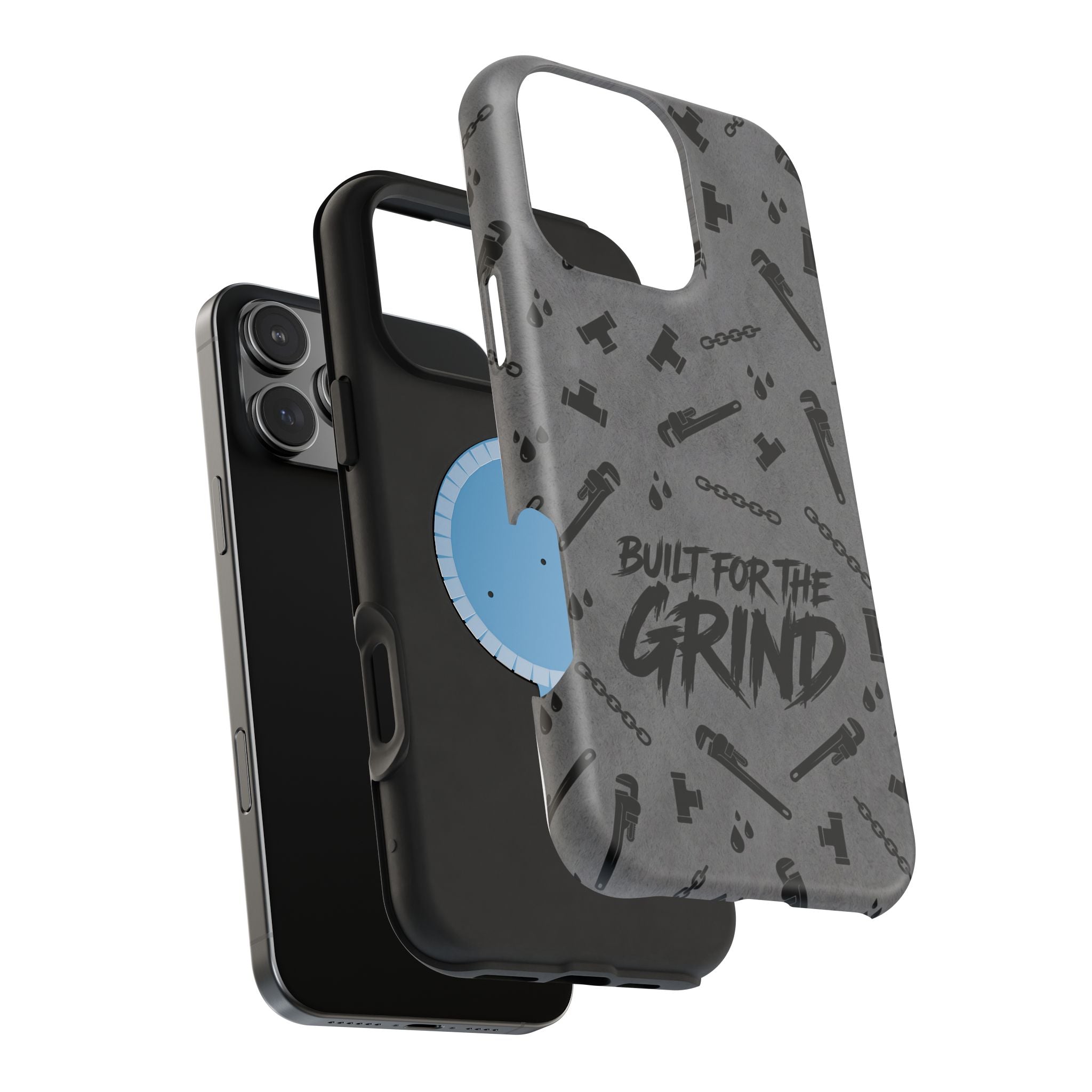 Built for the Grind Phone Case — Plumber Tools Wireless Charging Cover