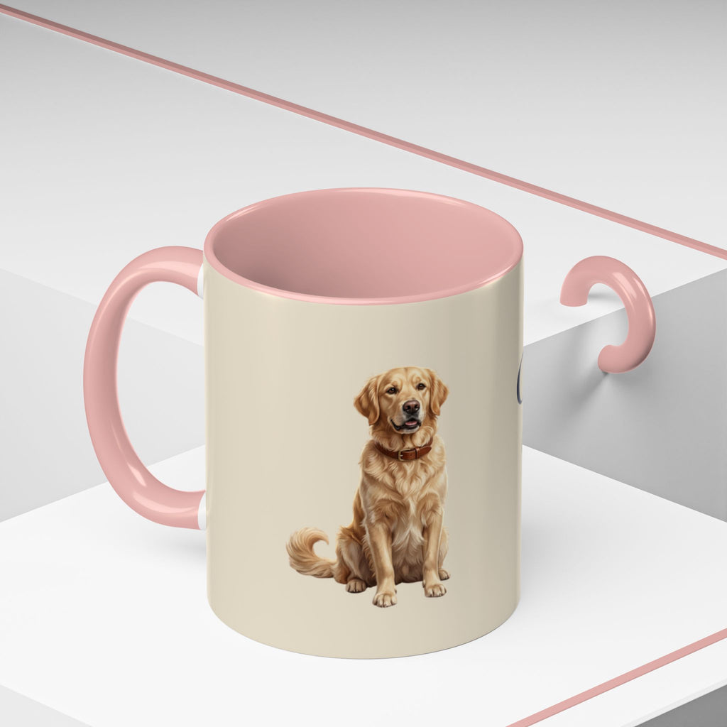 Personalized Golden Retriever Mug | Custom Name & Message Dog Mom Dad Coffee Mug
