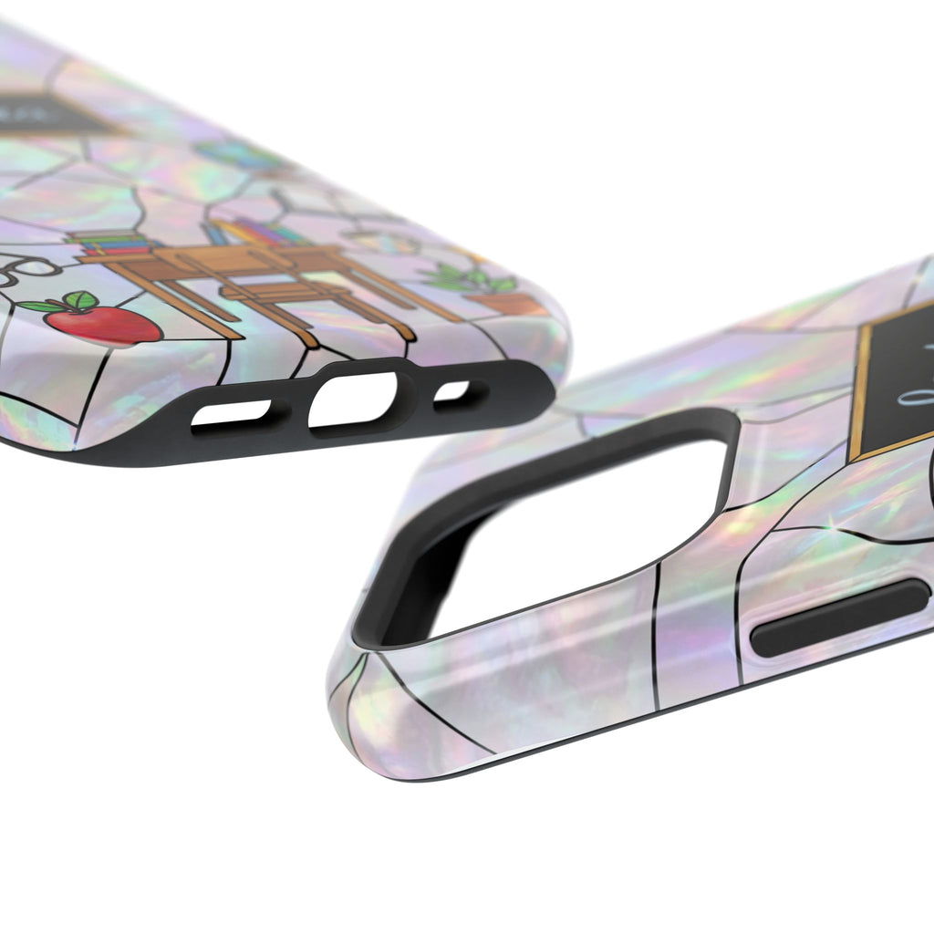 Personalized Teacher Phone Case — Impact-Resistant Wireless Charging Cover