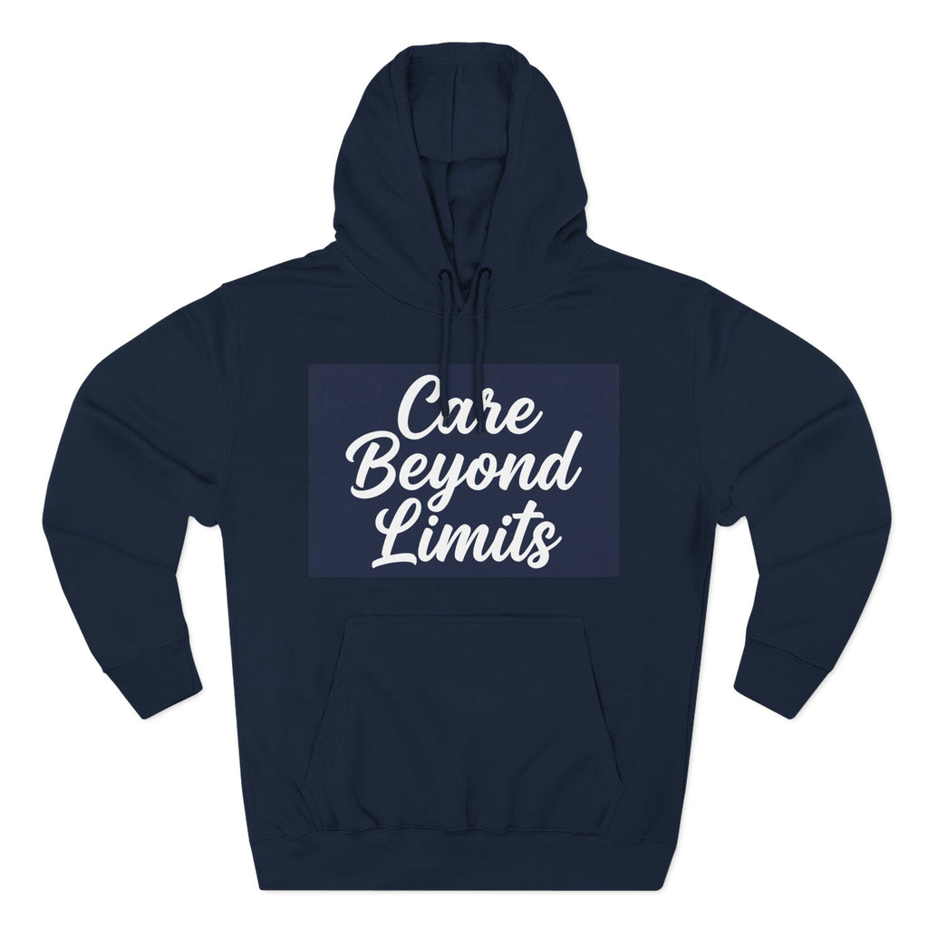 Care beyond limits Nurse Hoodie — Unisex Unisex Pullover for Registered Nurses and Healthworkers
