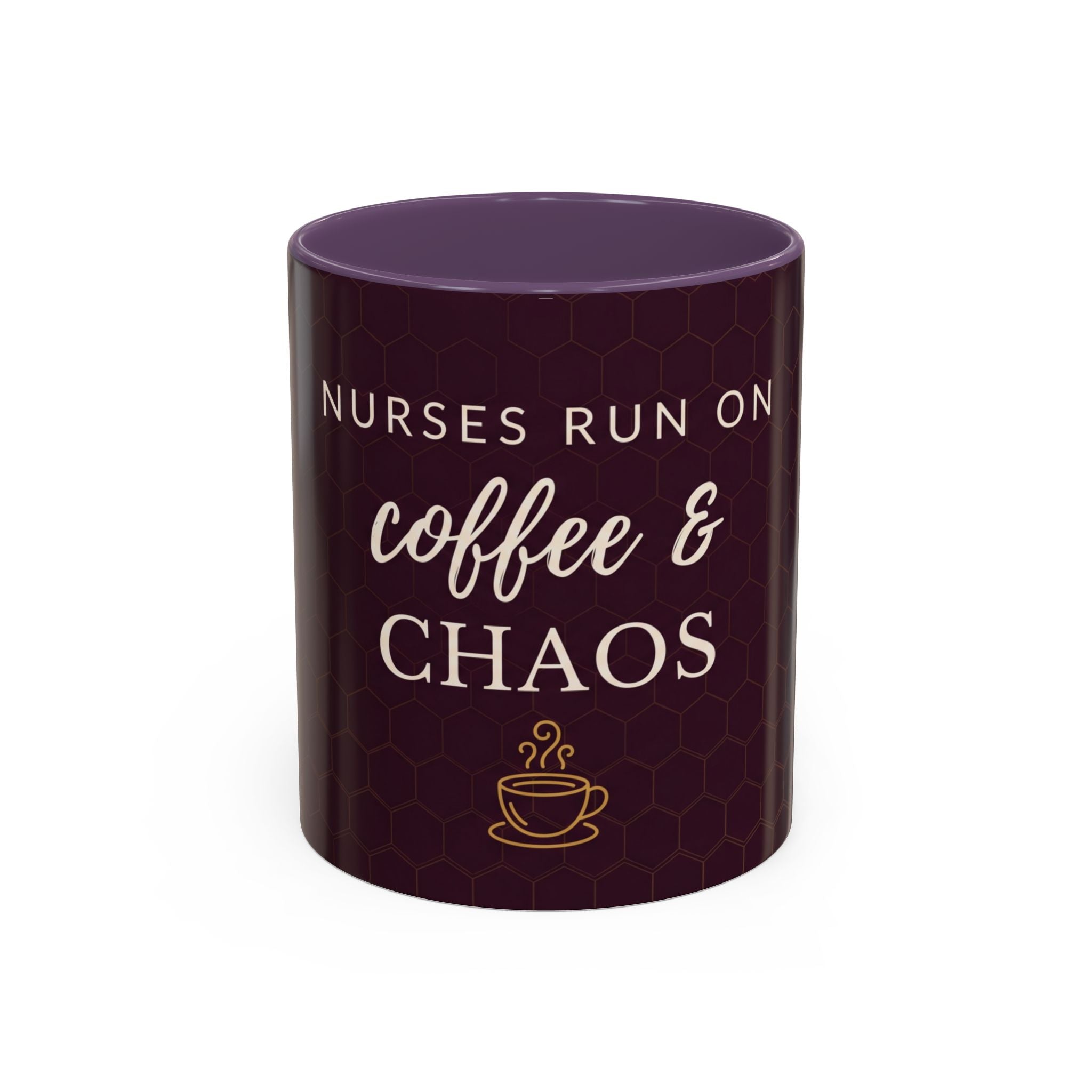 Coffee Mug for Nurses | Nurses run on coffee & chaos | Nurse Appreciation Gift | Gift for Her