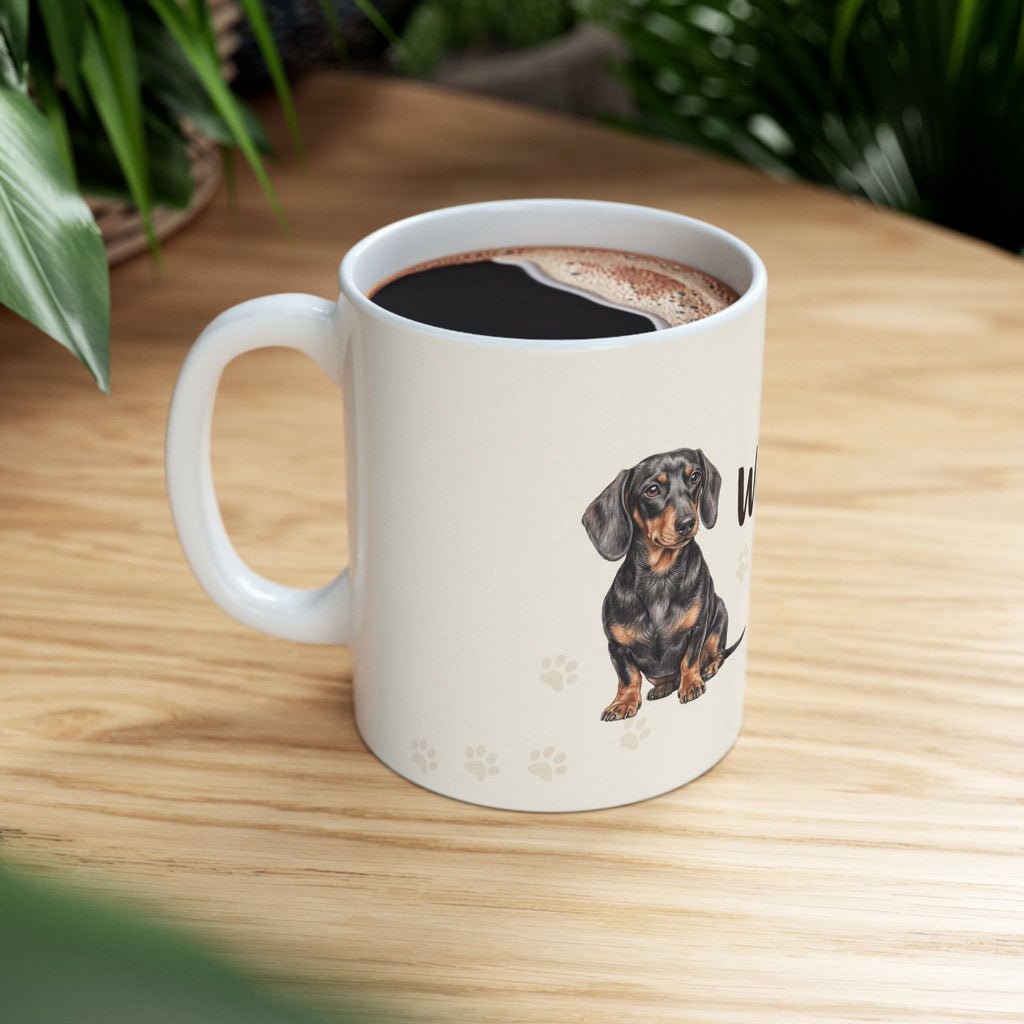 Wiener Dog Mom Mug | Cute Dachshund Mom Coffee Mug | Gift for Dog Moms