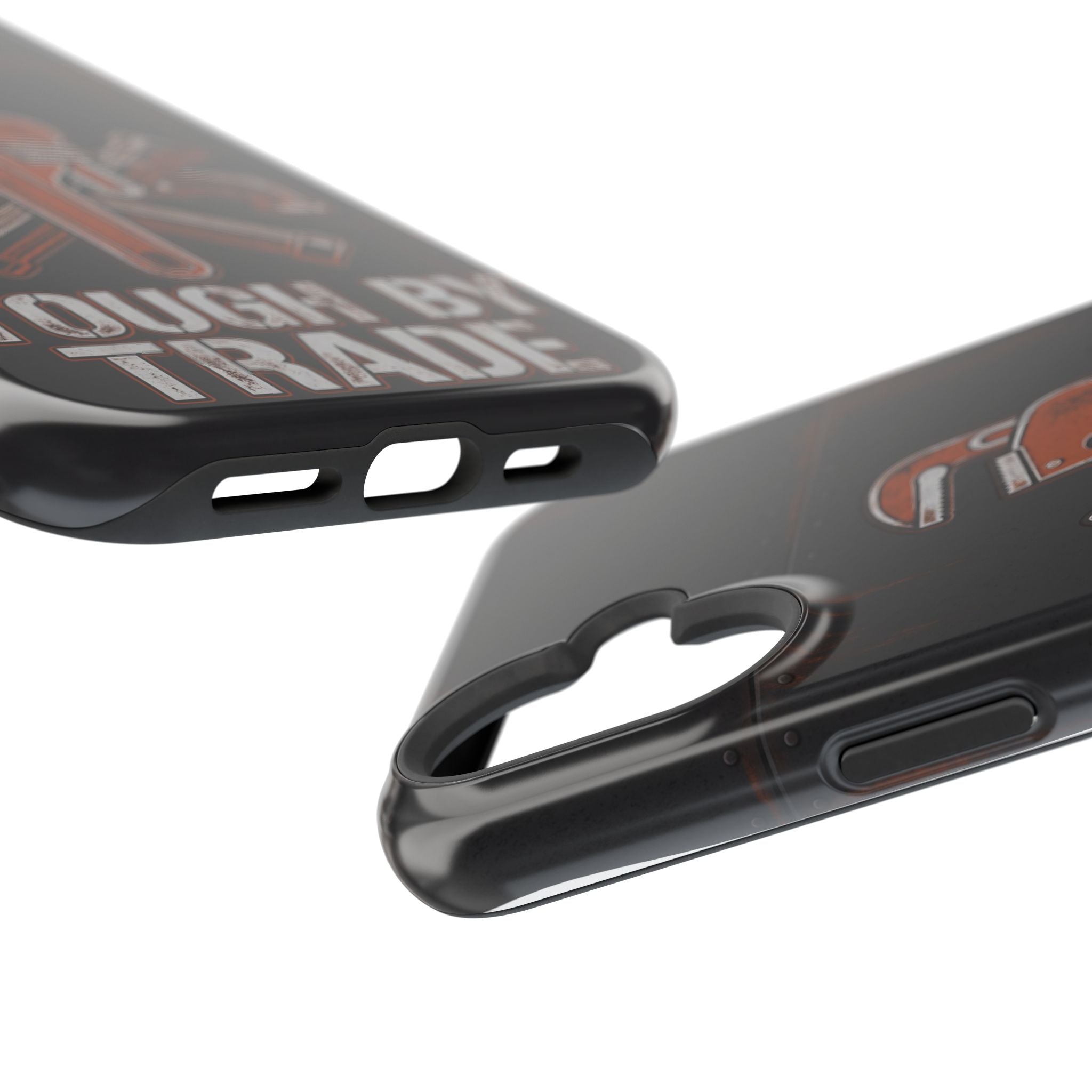 Tough By Trade Phone Case — Crossed Wrenches Wireless Charging Cover