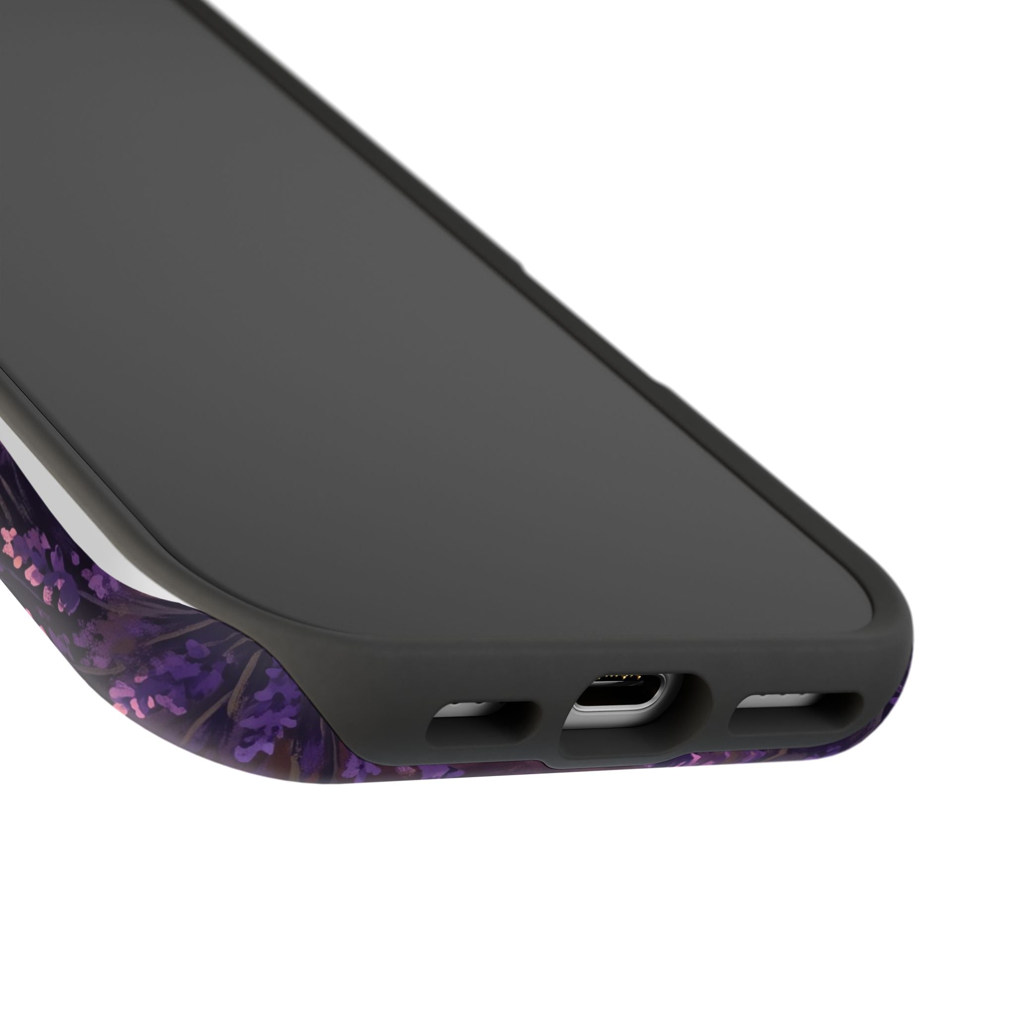 Personalized Dachshund Lavender Field Phone Case — Wireless Charging Cover