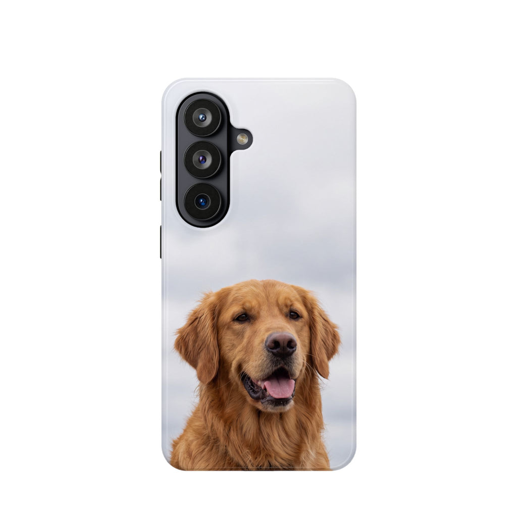Golden Retriever Phone Case — Impact-Resistant Wireless Charging Cover
