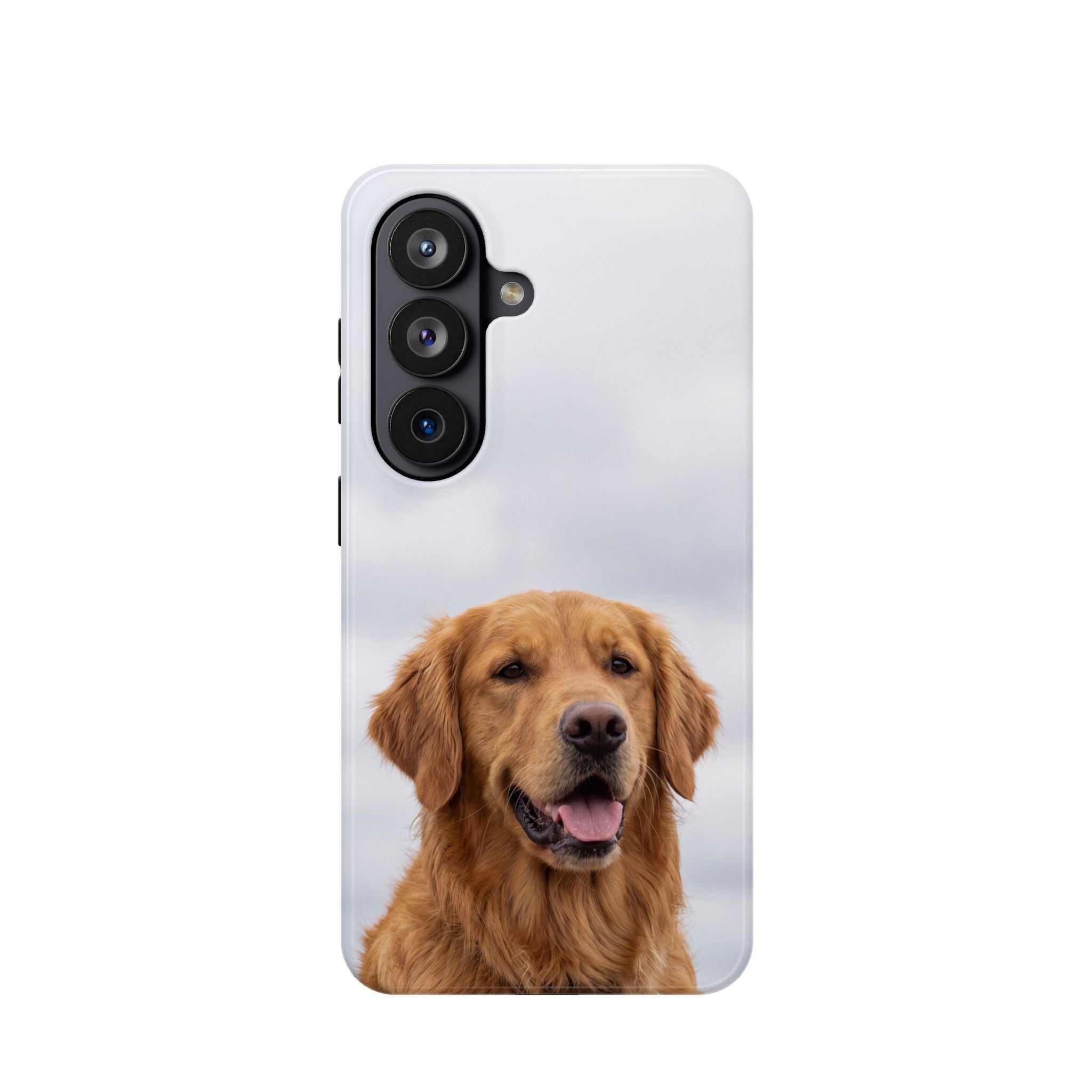 Golden Retriever Phone Case — Impact-Resistant Wireless Charging Cover