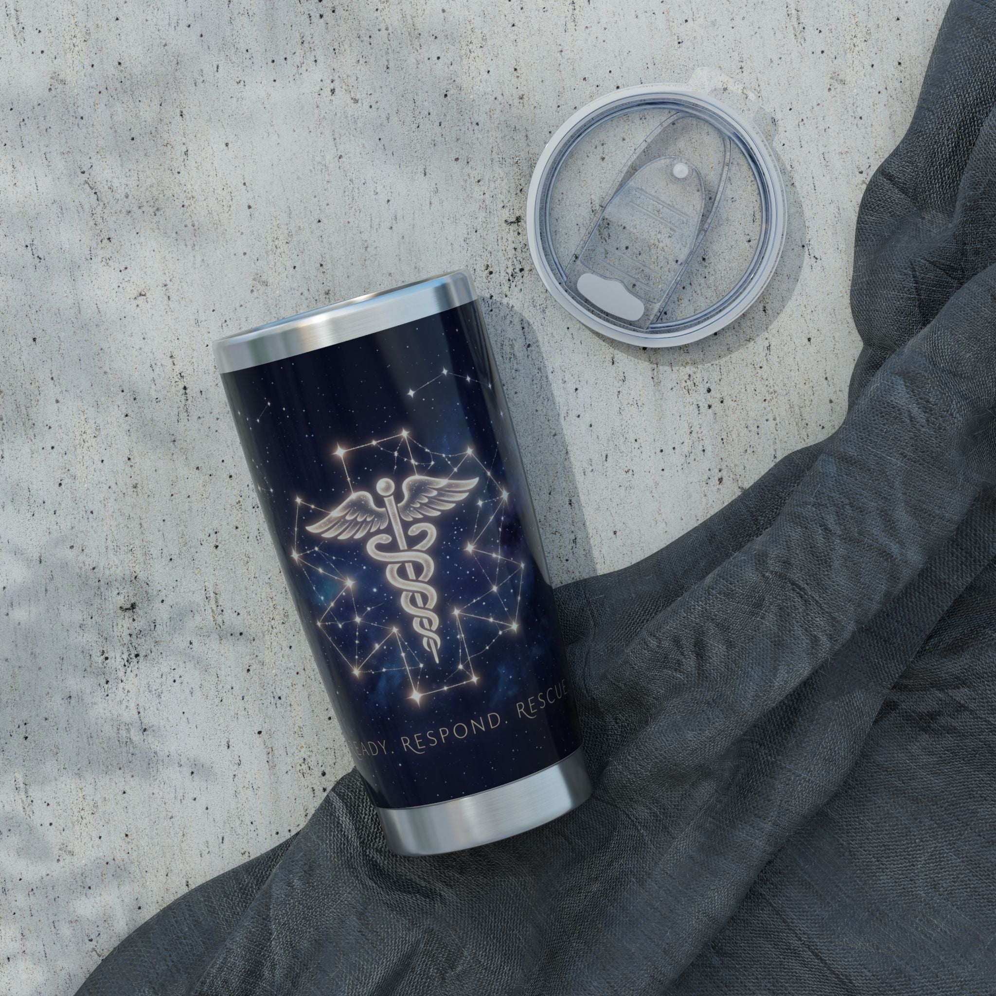 Paramedic/EMT 20oz Tumbler – Night Shift Constellation Design