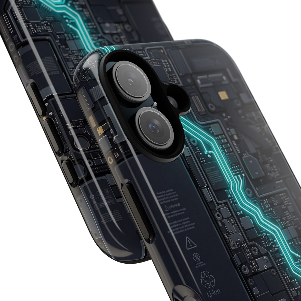 Electrician Cyan Circuit Phone Case - Samsung & iPhone Series