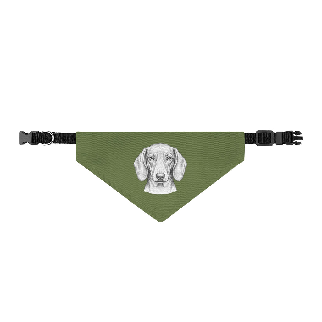 Dachshund Bandana for Dogs | Sketch Art Pet Bandana | Cute Dachshund Lover Gift