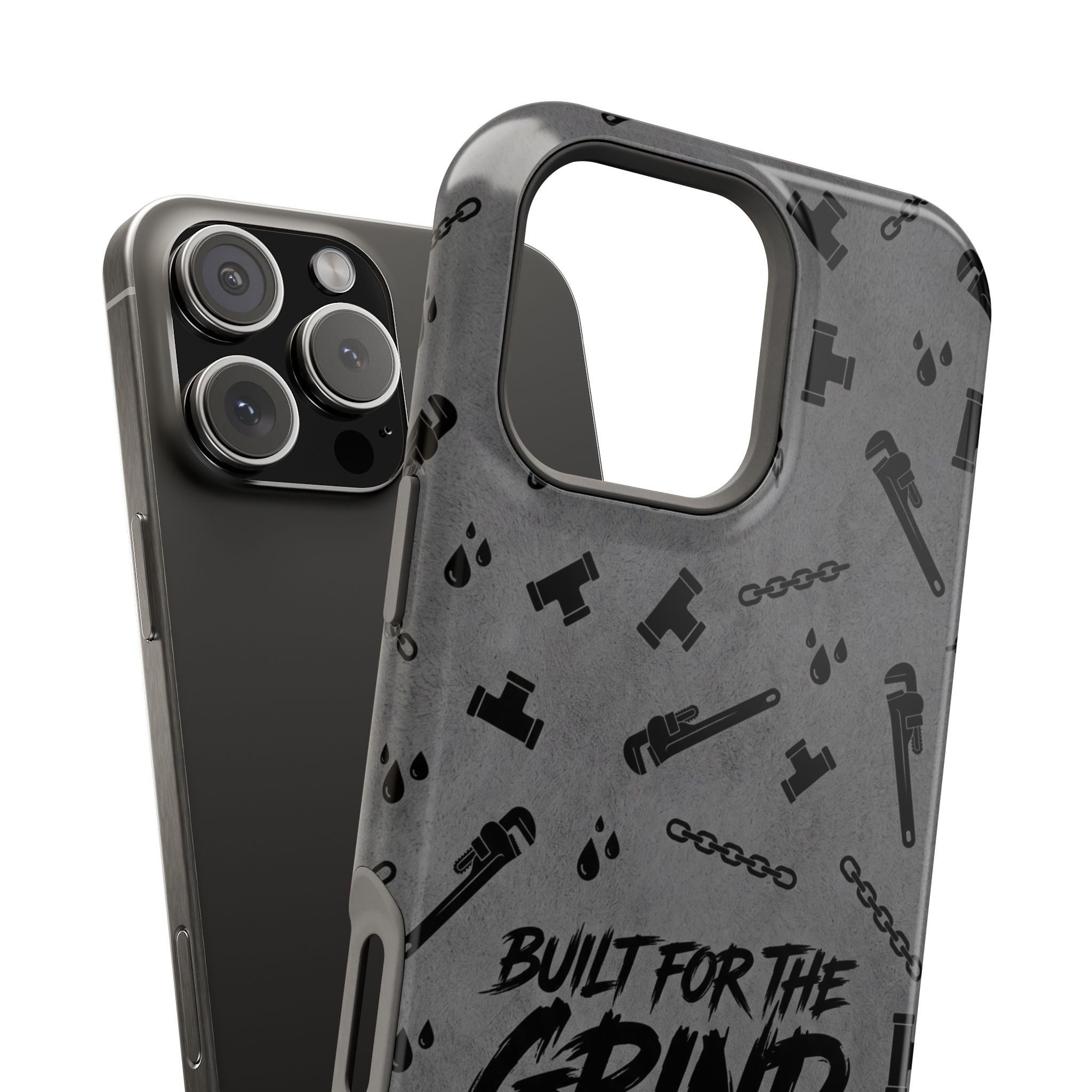 Built for the Grind Phone Case — Plumber Tools Wireless Charging Cover