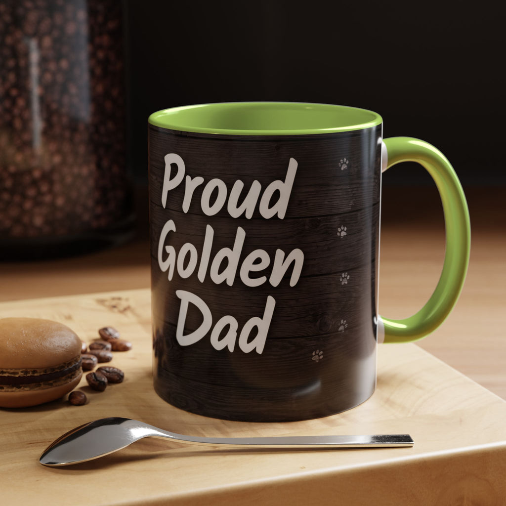 Proud Golden Dad Mug | Golden Retriever Lover Gift | Dog Dad Coffee Mug