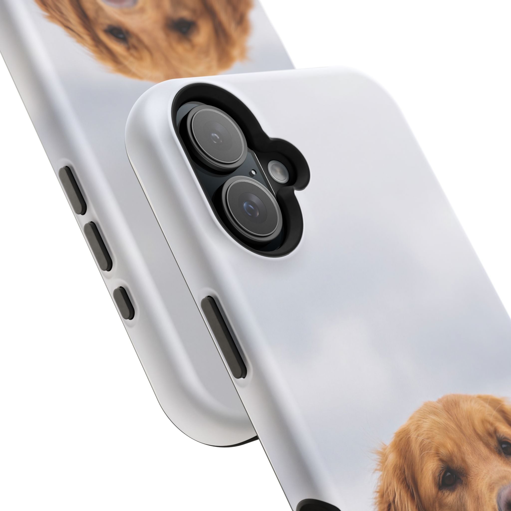 Golden Retriever Phone Case — Impact-Resistant Wireless Charging Cover