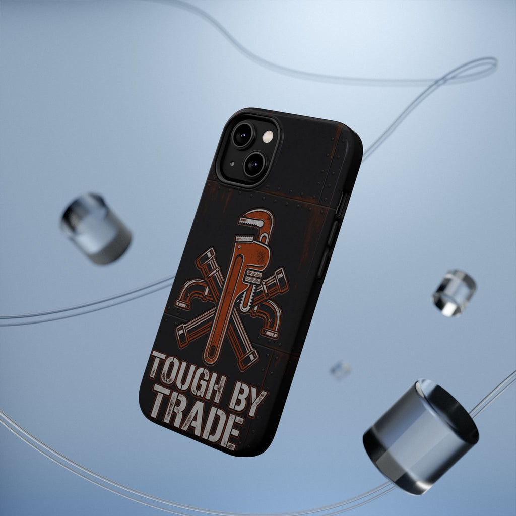Tough By Trade Phone Case — Crossed Wrenches Wireless Charging Cover