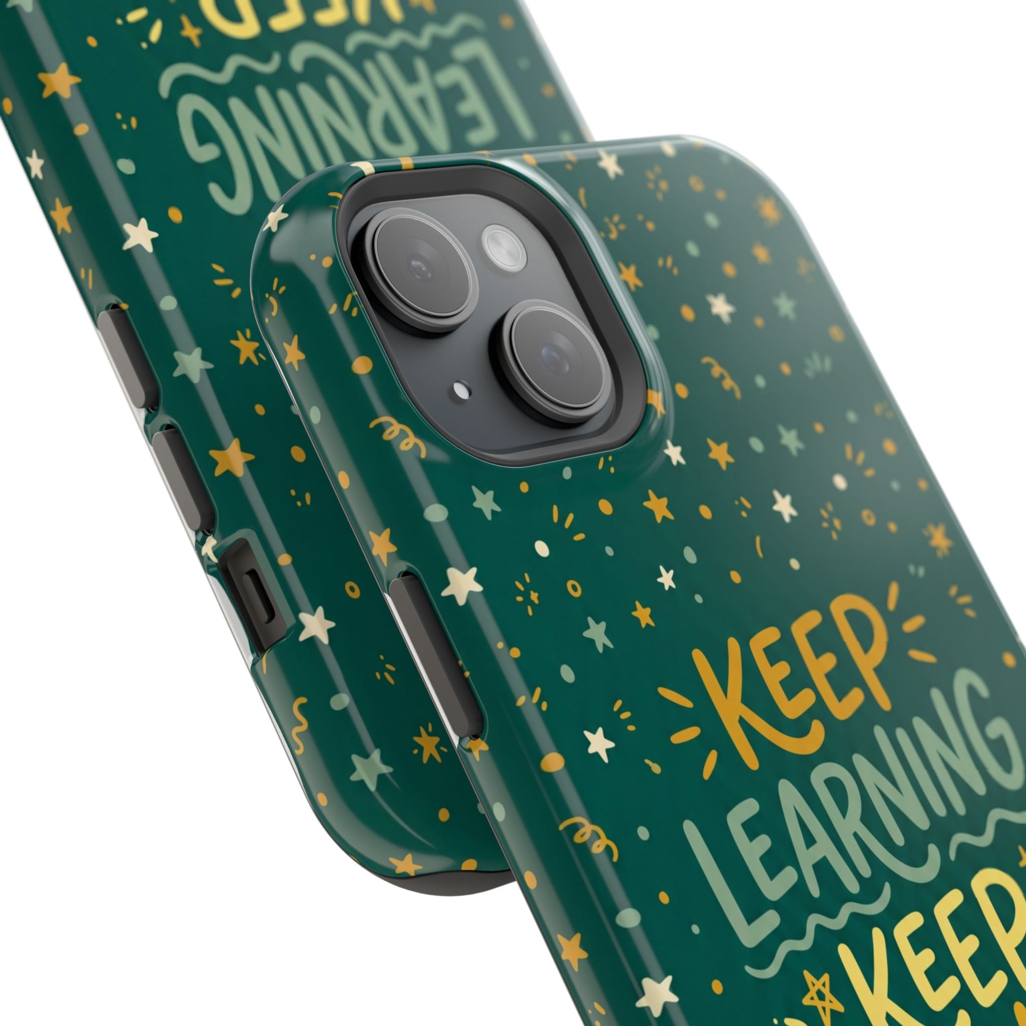Keep Learning Keep Growing Teacher Phone Case — Wireless Charging Cover