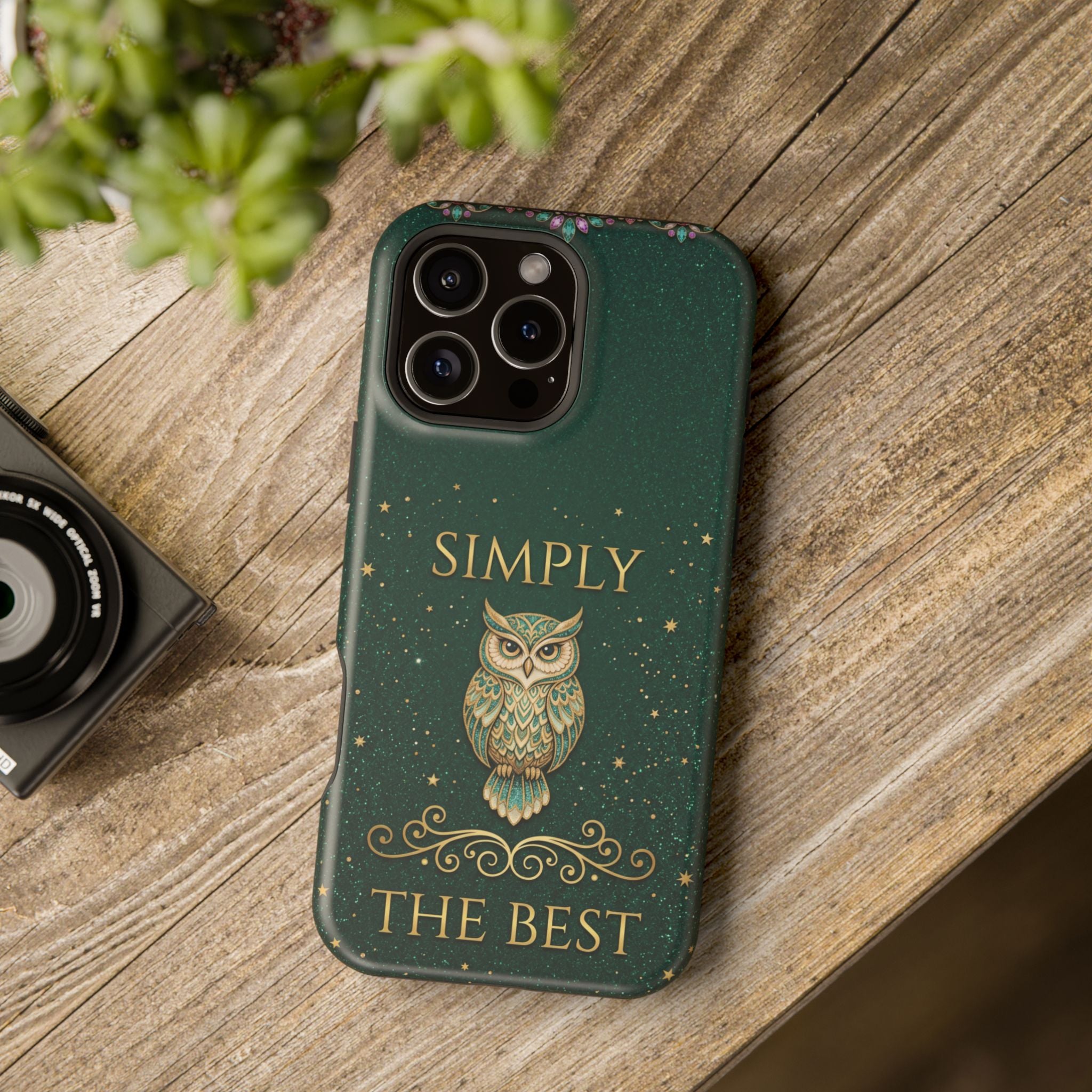 Simply The Best Wise Owl Phone Case — Wireless Charging Cover
