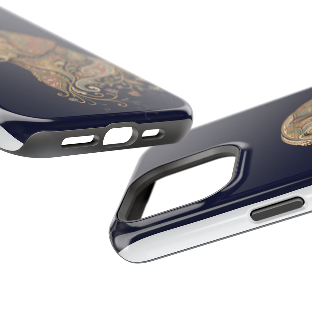 Paisley Labrador Phone Case — Tough Magnetic Case with Wireless Charging