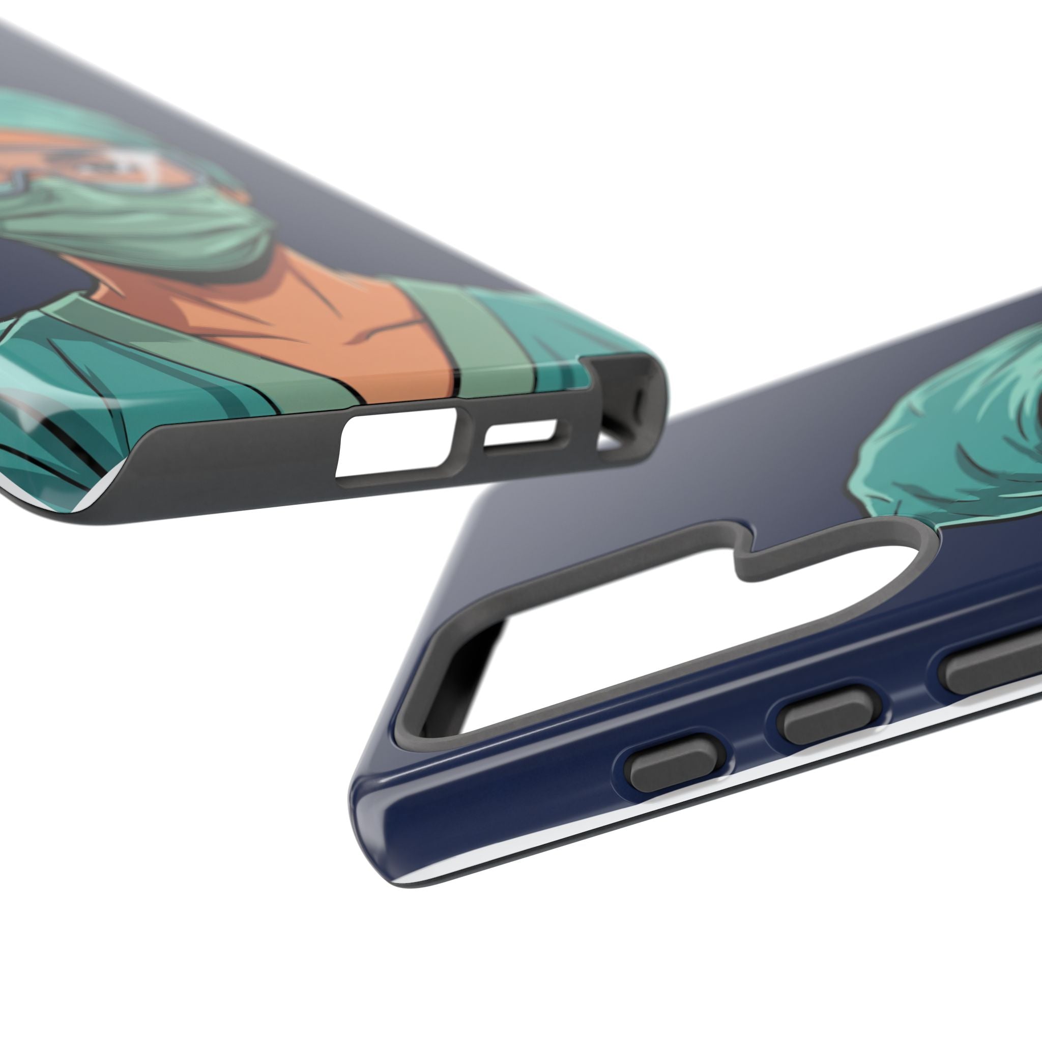 Nurse Illustrated Portrait Phone Case | iPhone & Samsung