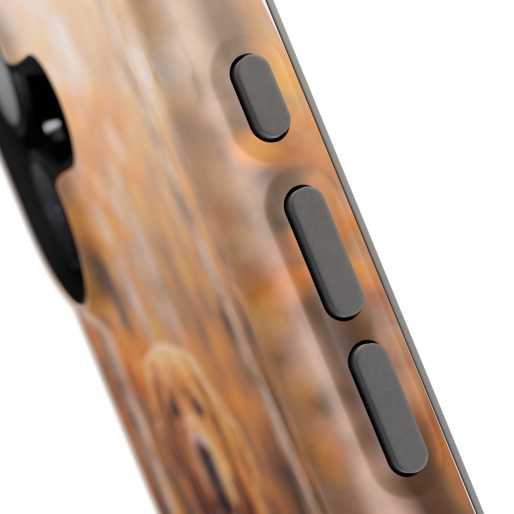 Autumn Golden Retriever Phone Case — Impact-Resistant Wireless Charging Cover