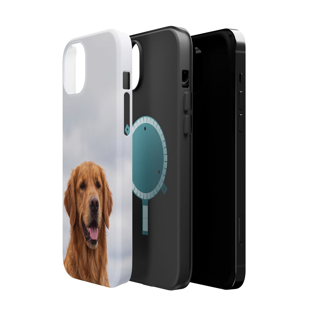 Golden Retriever Phone Case — Impact-Resistant Wireless Charging Cover