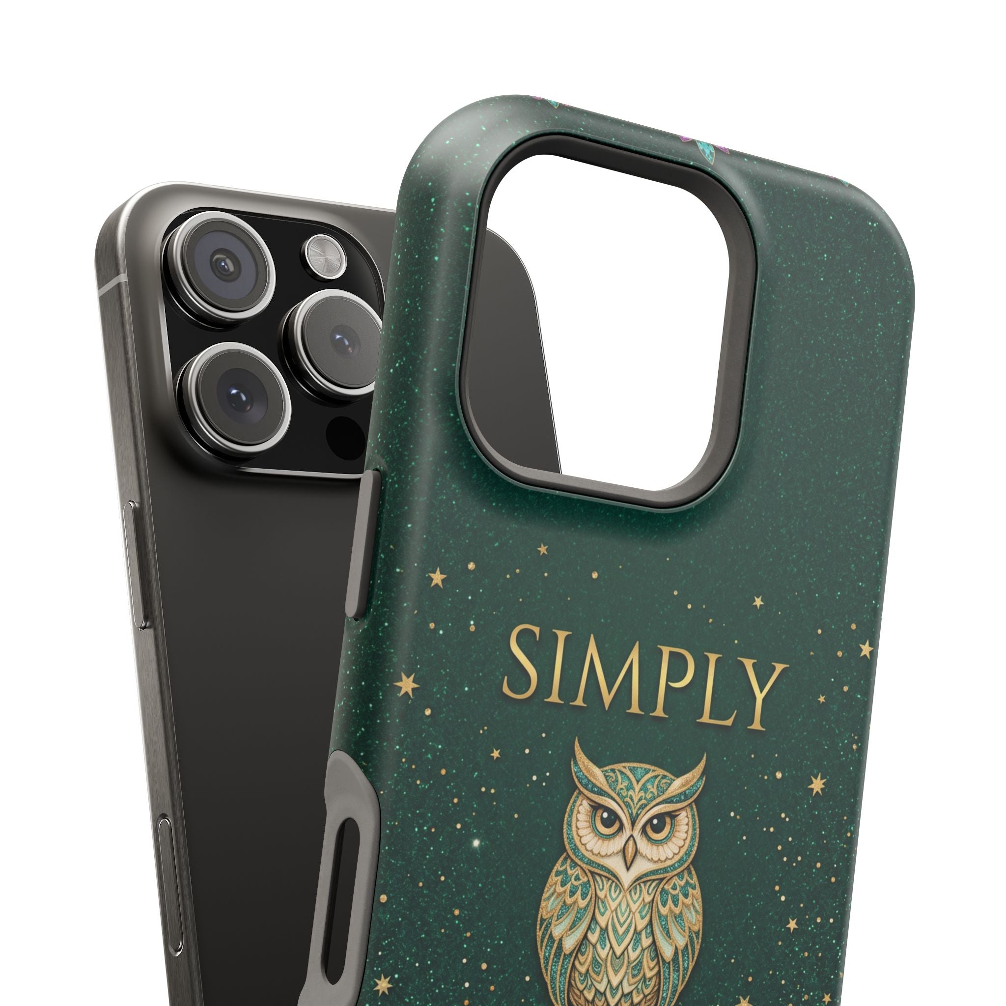 Simply The Best Wise Owl Phone Case — Wireless Charging Cover